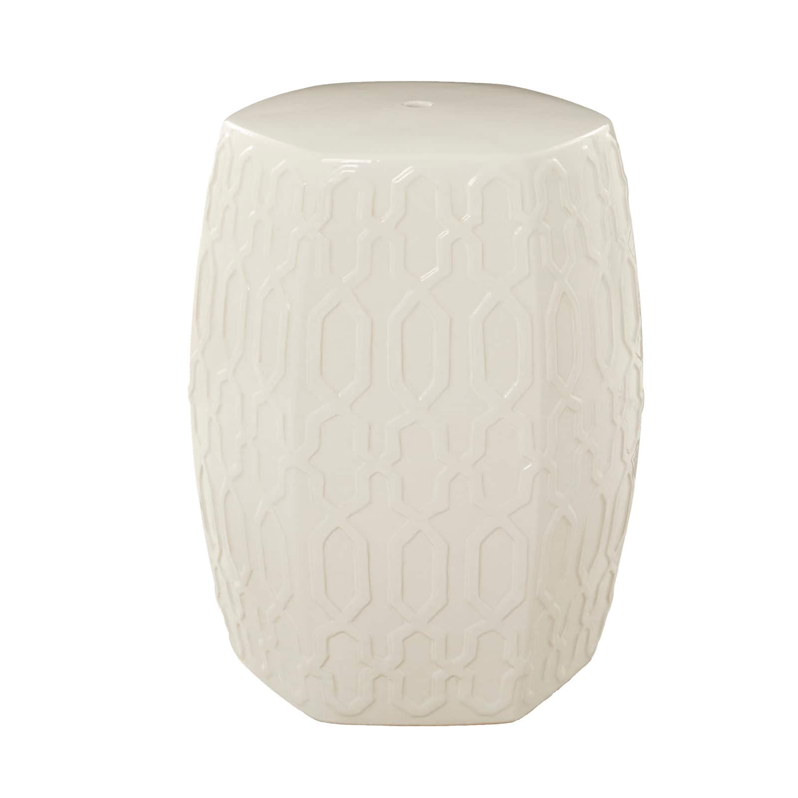 Ceramic Contemporary Accent Table