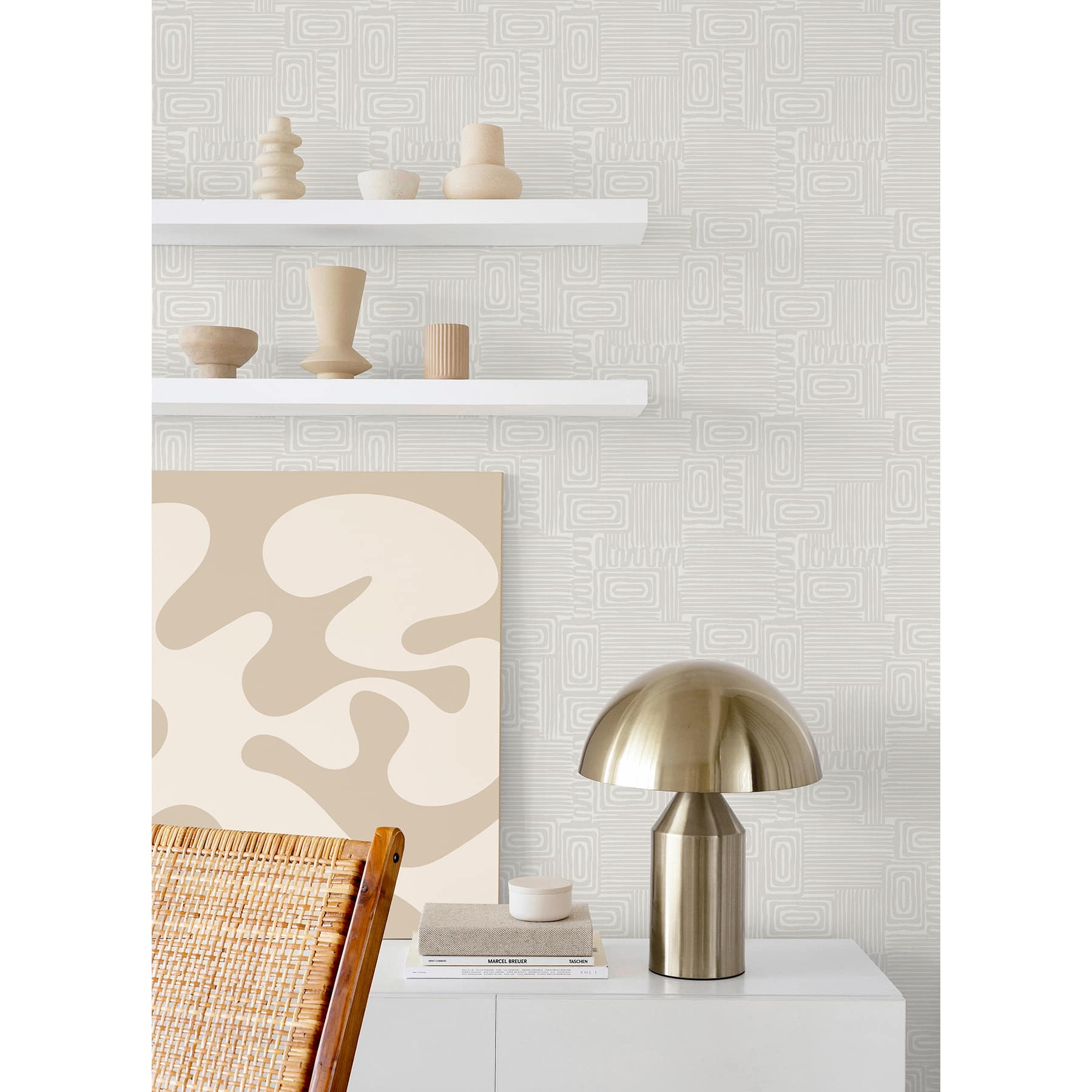 RoomMates Emily Rayna Pathways Peel & Stick Wallpaper
