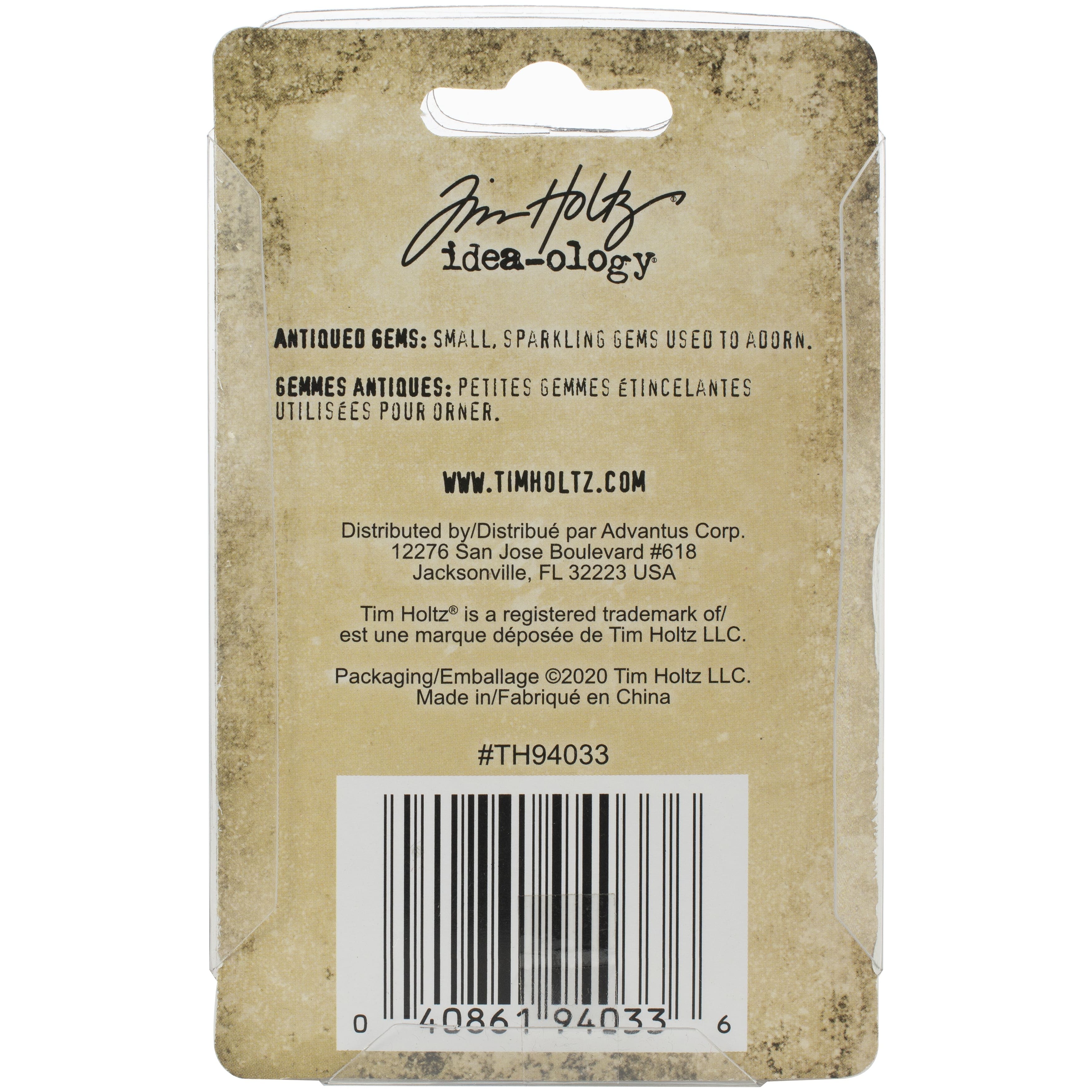 Idea-Ology Metal Adornments 12/Pkg-Antiqued Gems