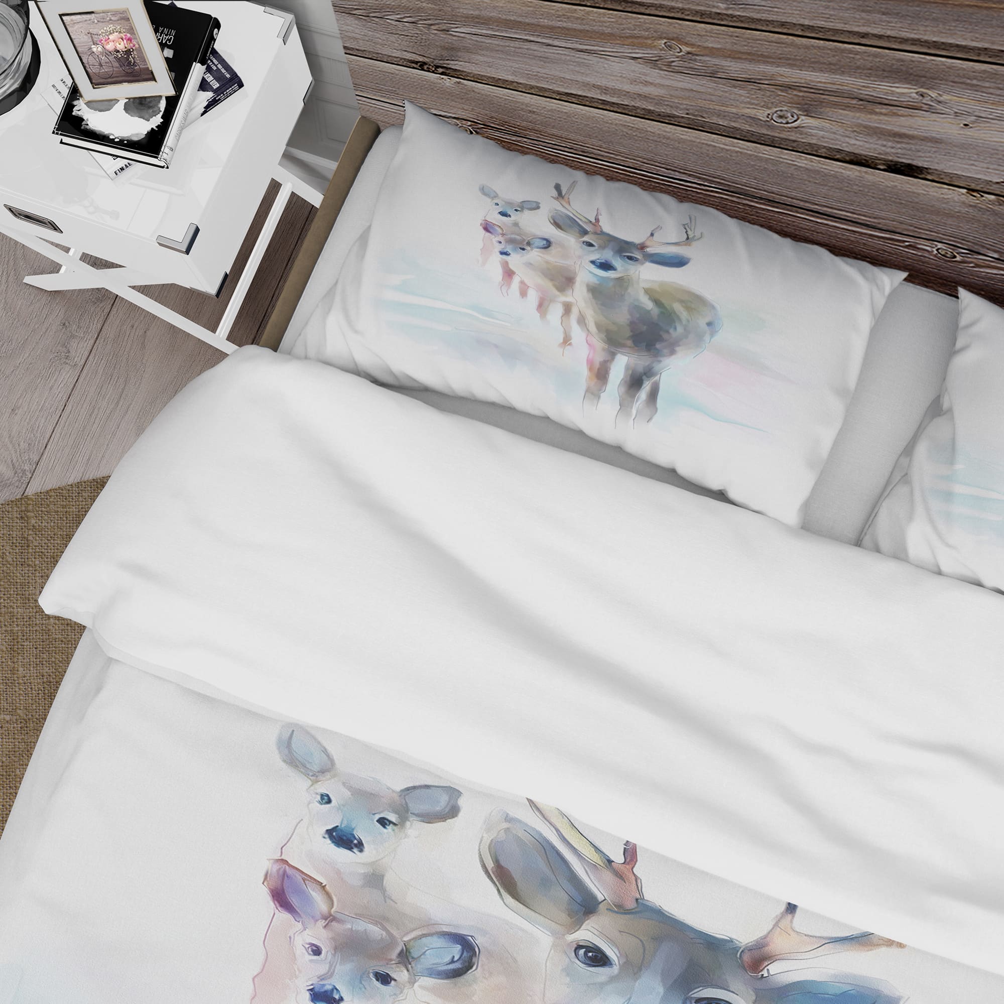 Designart 'Beautiful Deer With Big Horns
