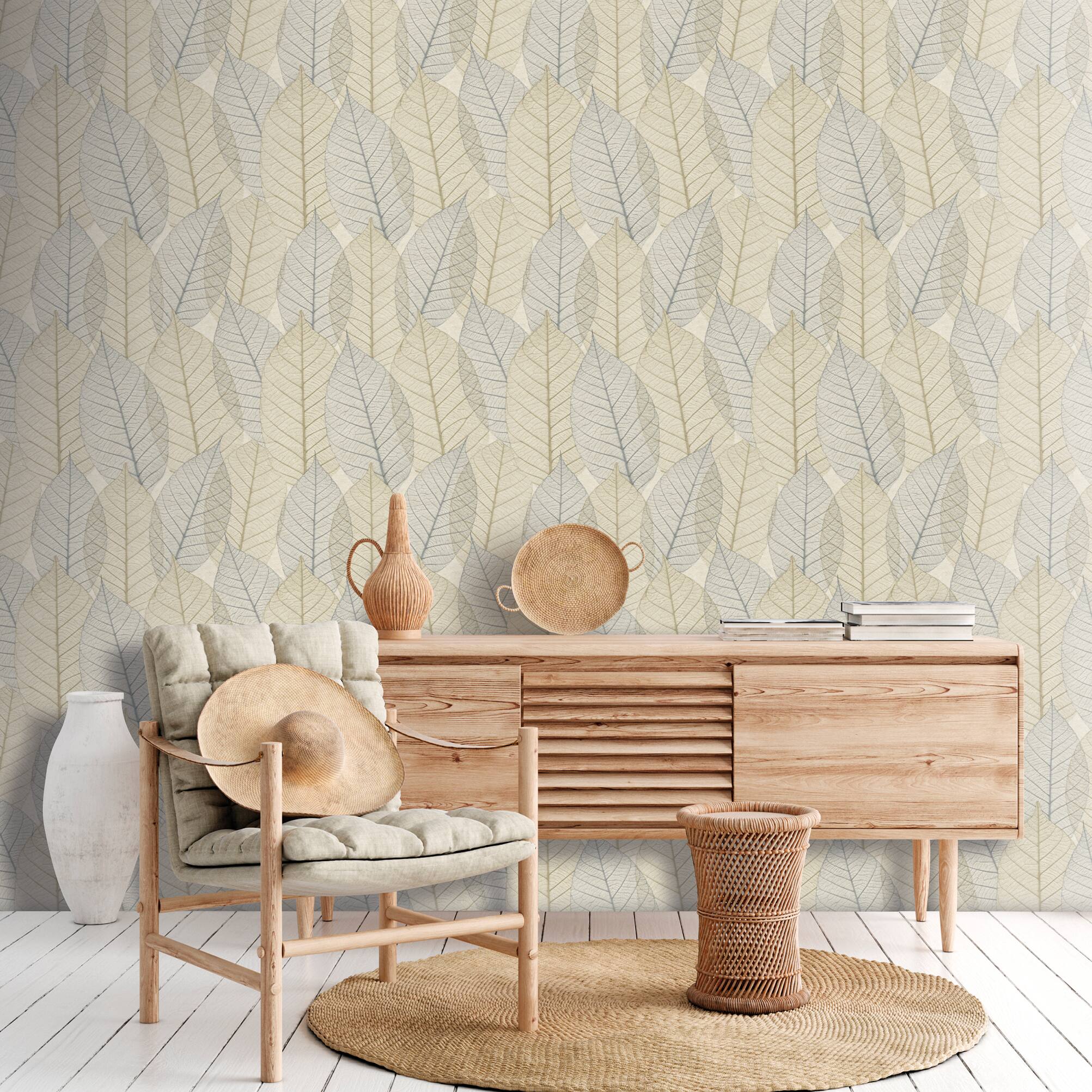 Designs Direct Leaf Lace Wallpaper