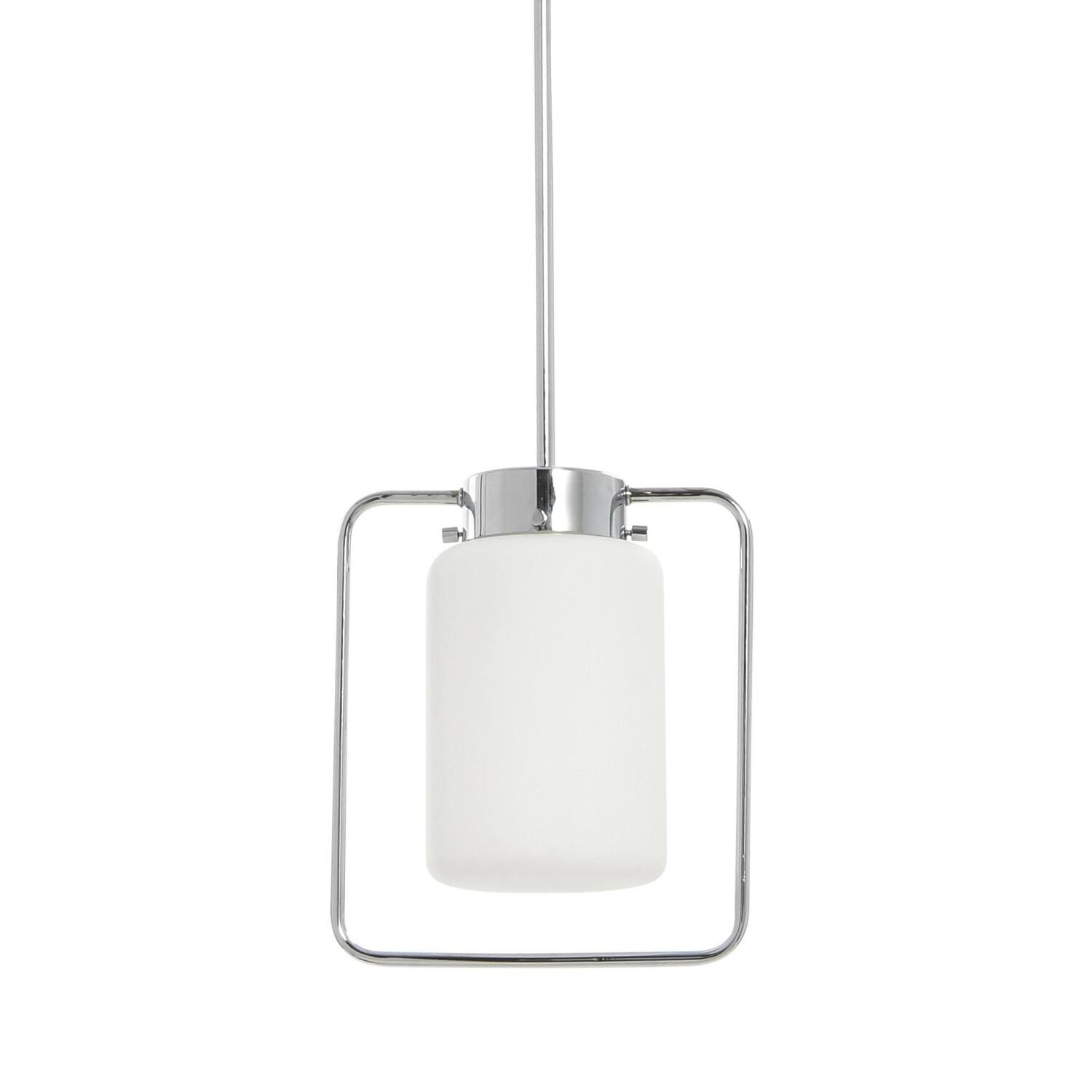 Hello Honey® Robert Stevenson Lighting Ezra Metal & Frosted Glass Convertible Ceiling Light