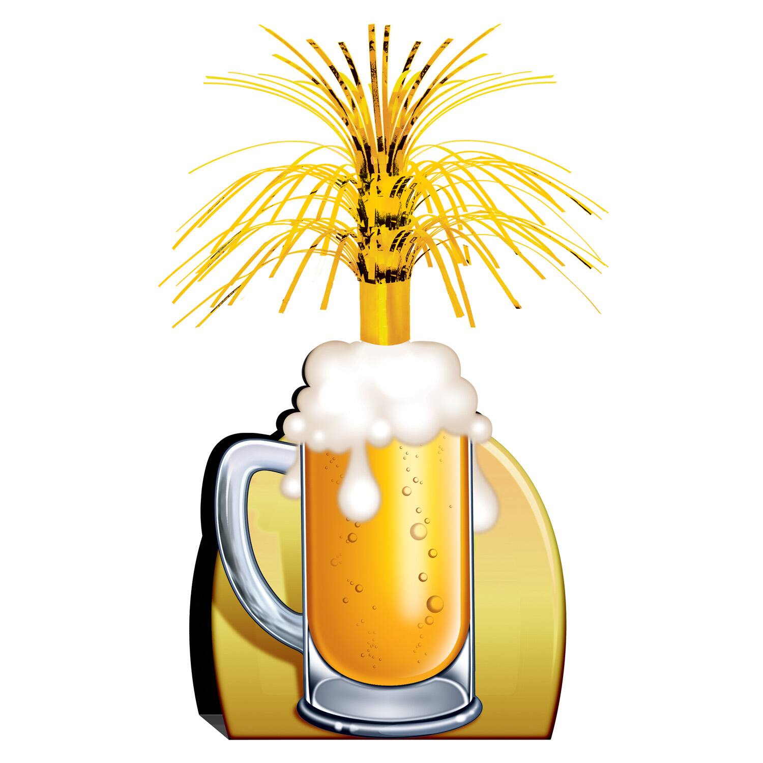Beistle 15" Beer Mug Centerpieces, 2ct.