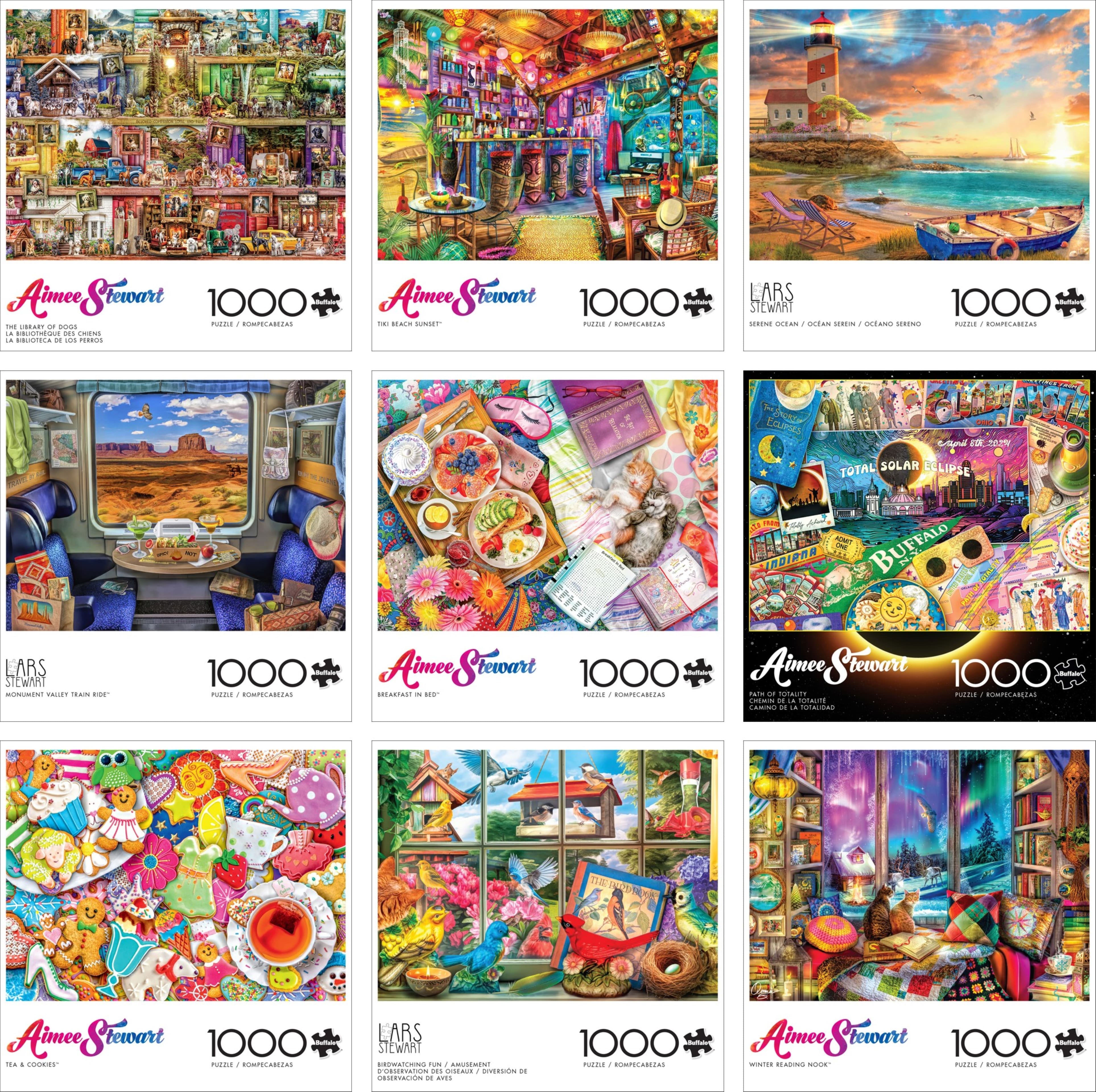 Assorted Aimee Stewart 1,000 Piece Puzzle