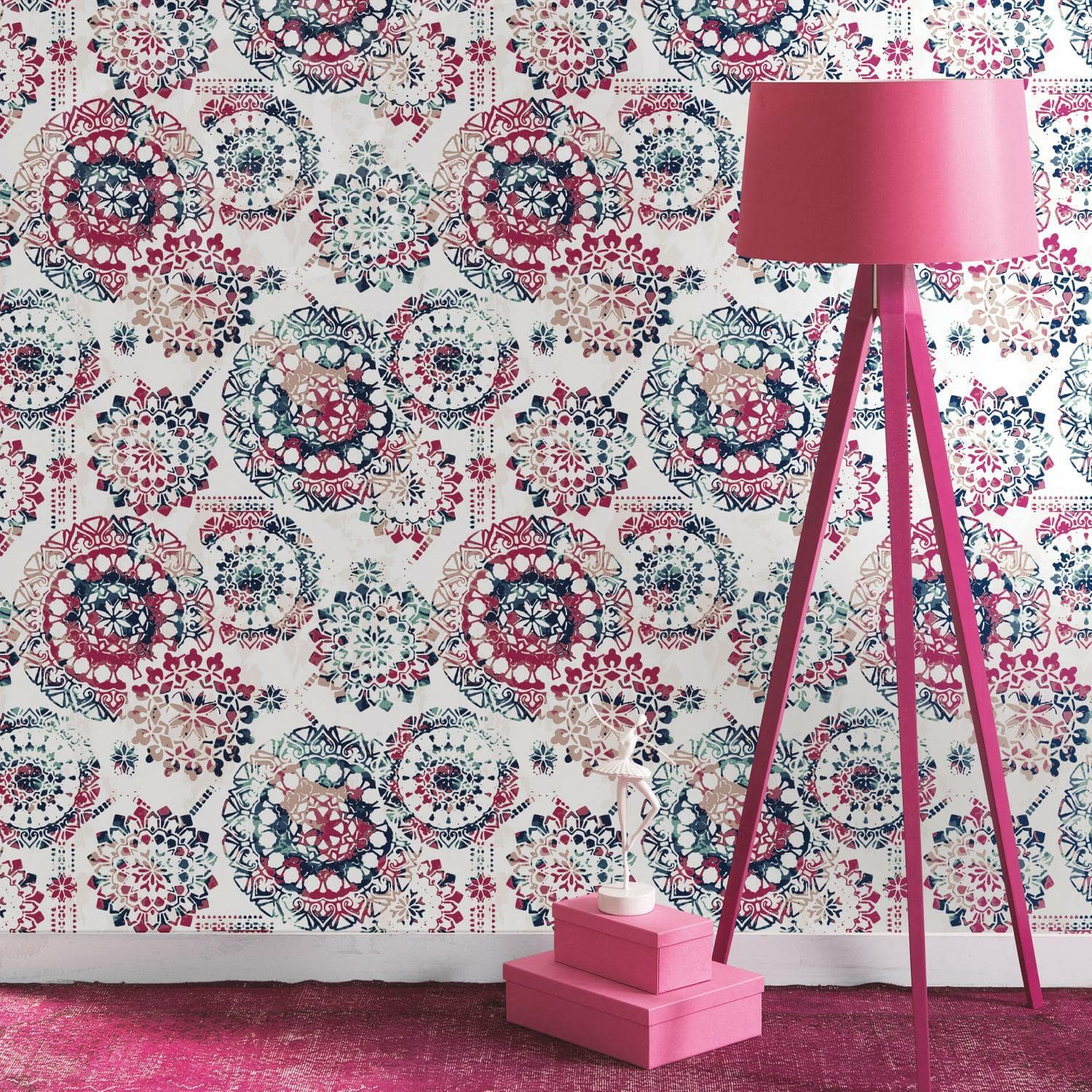 RoomMates Bohemian Medallion Peel & Stick Wallpaper