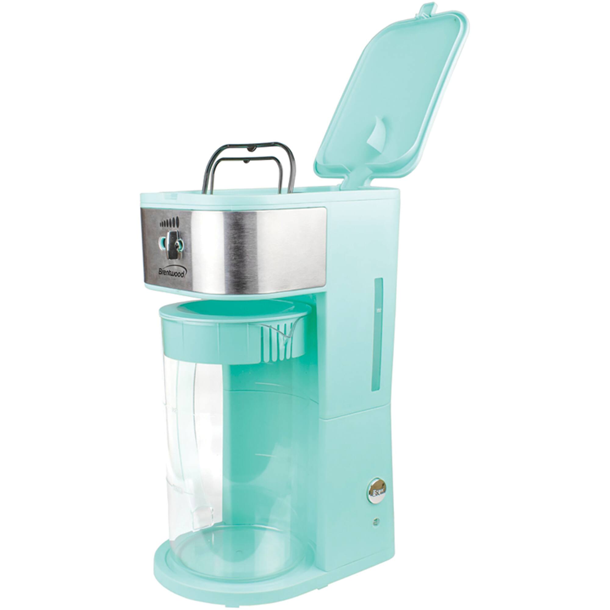 Brentwood 64oz. Blue Iced Tea and Coffee Maker