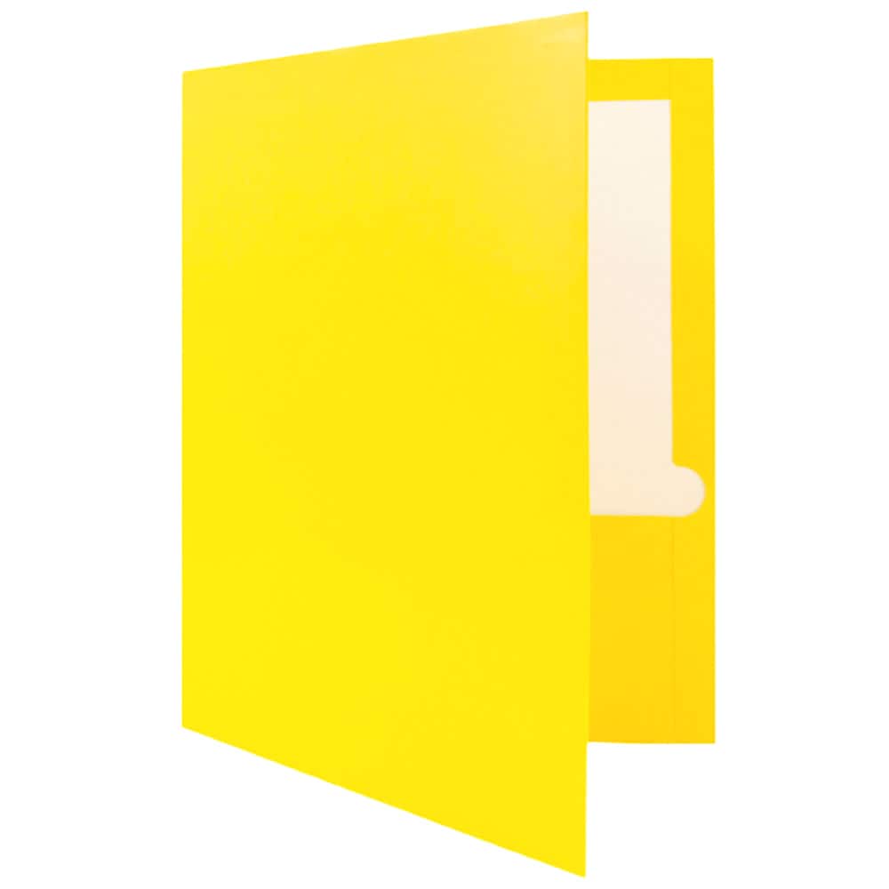 JAM Paper Glossy Laminated Two Pocket Folders