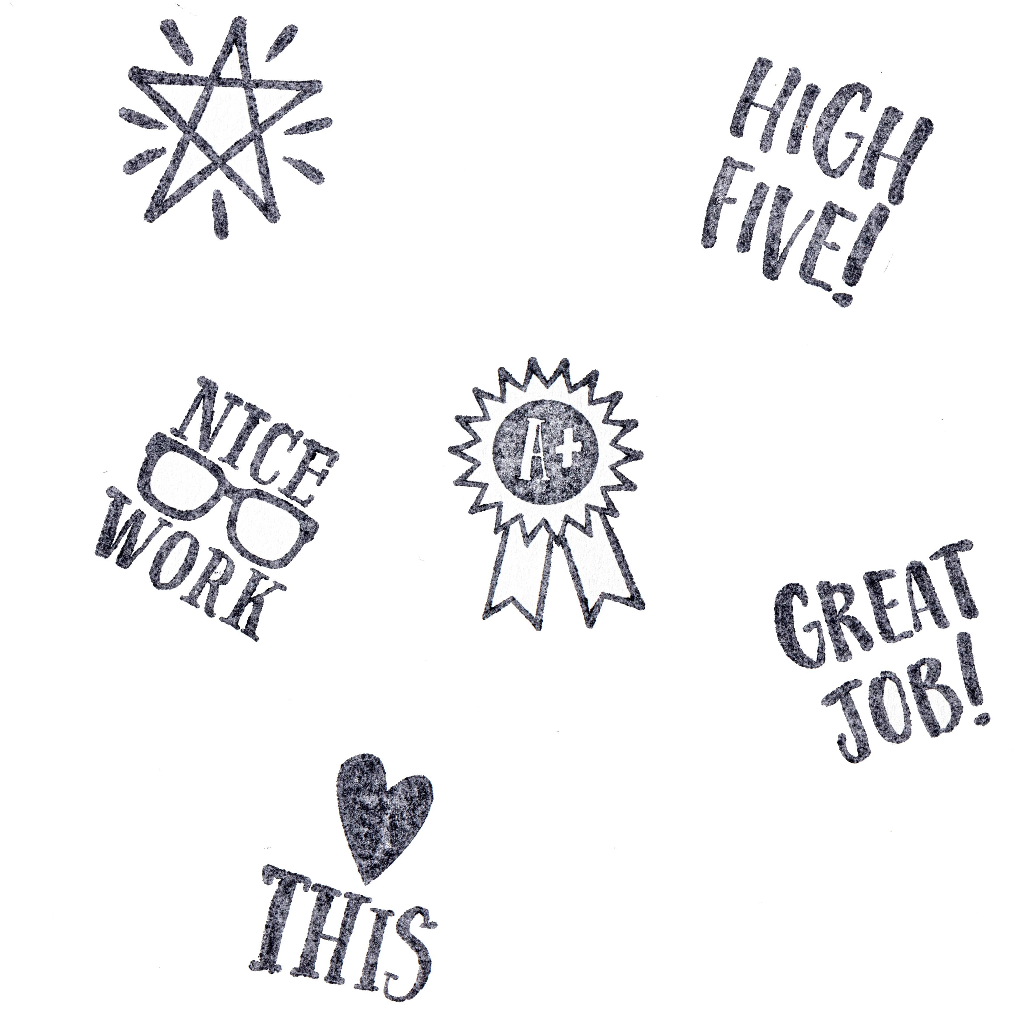 6 Pack: Nice Work Wood Stamp Set by Recollections™