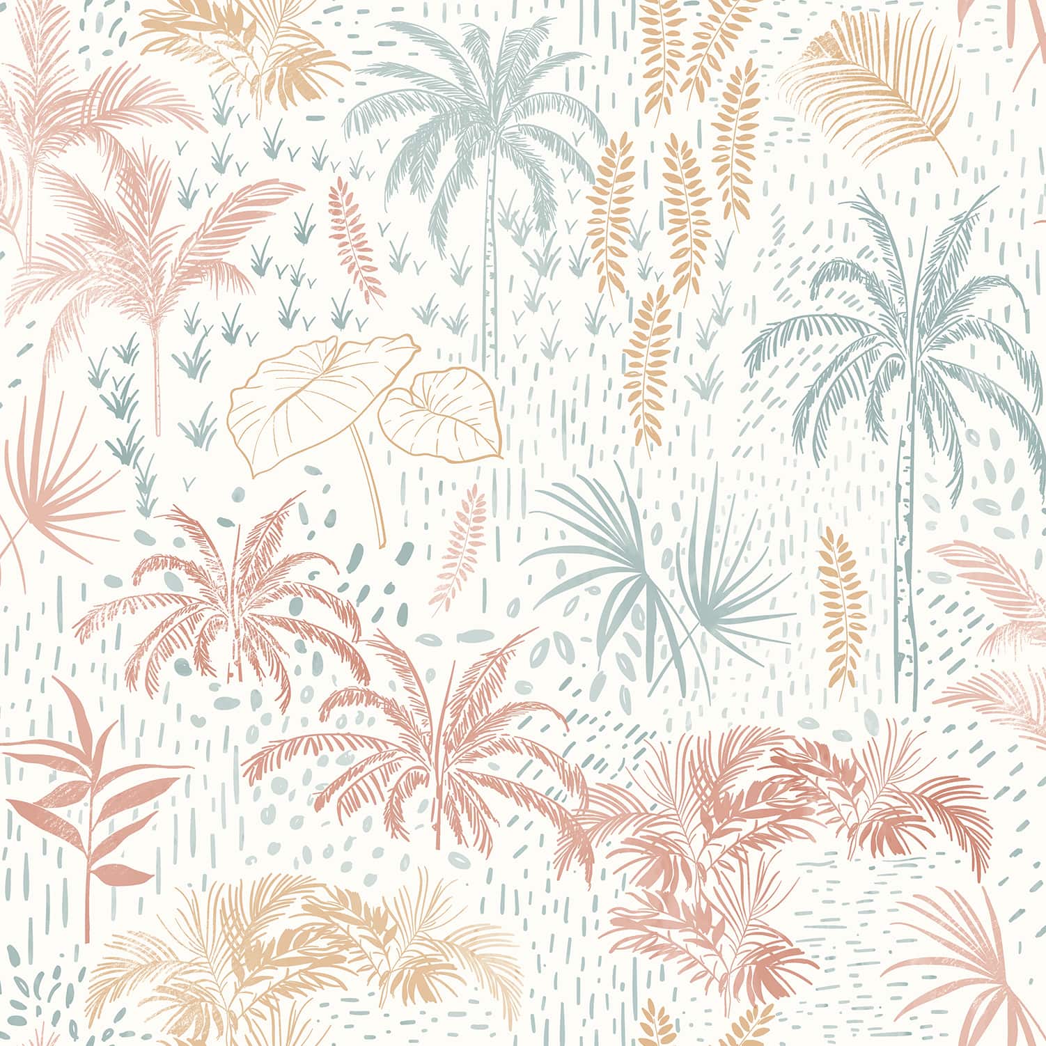 Designs Direct Etched Tropic Peel & Stick Wallpaper