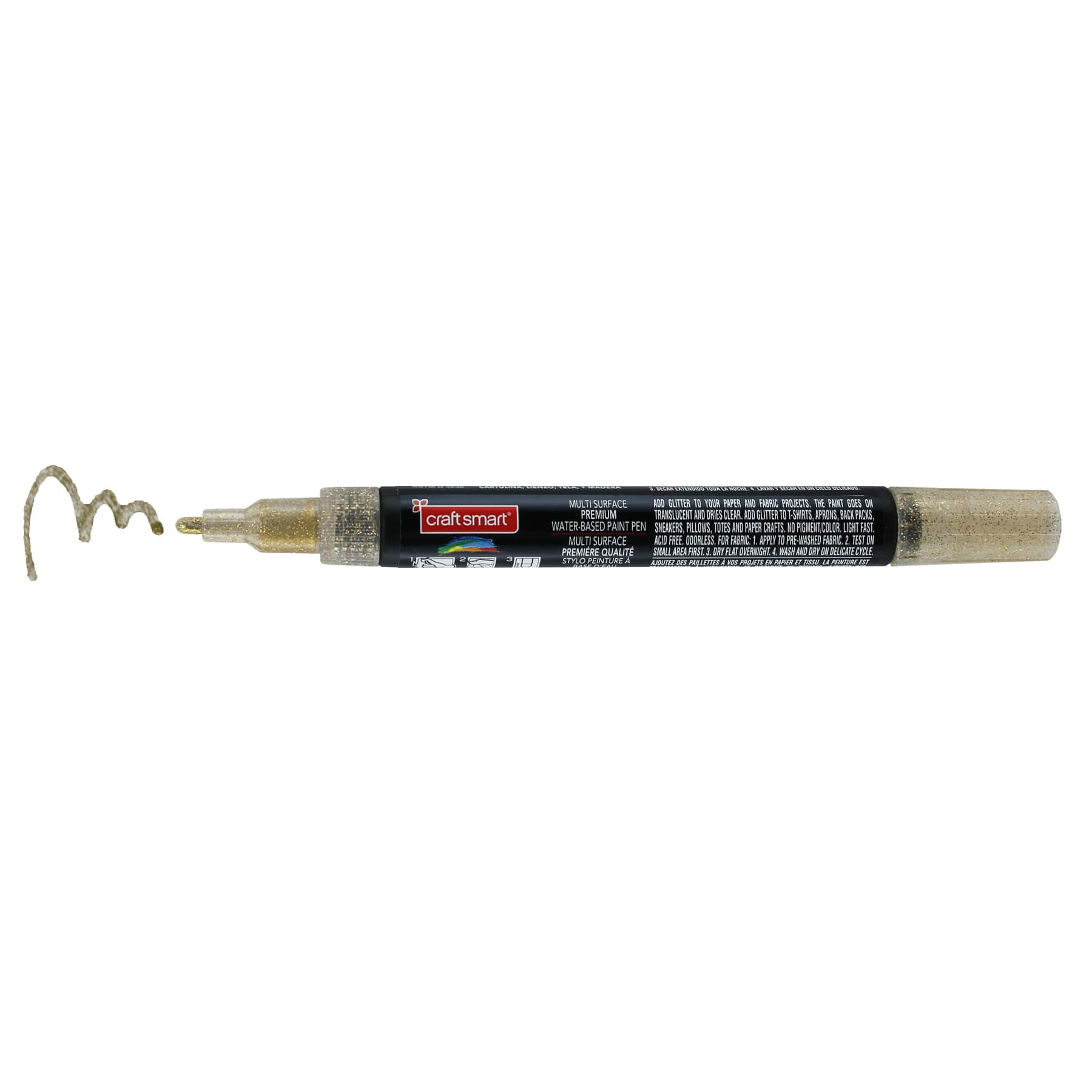 12 Pack: Glitter Medium Tip Premium Paint Pen by Craft Smart