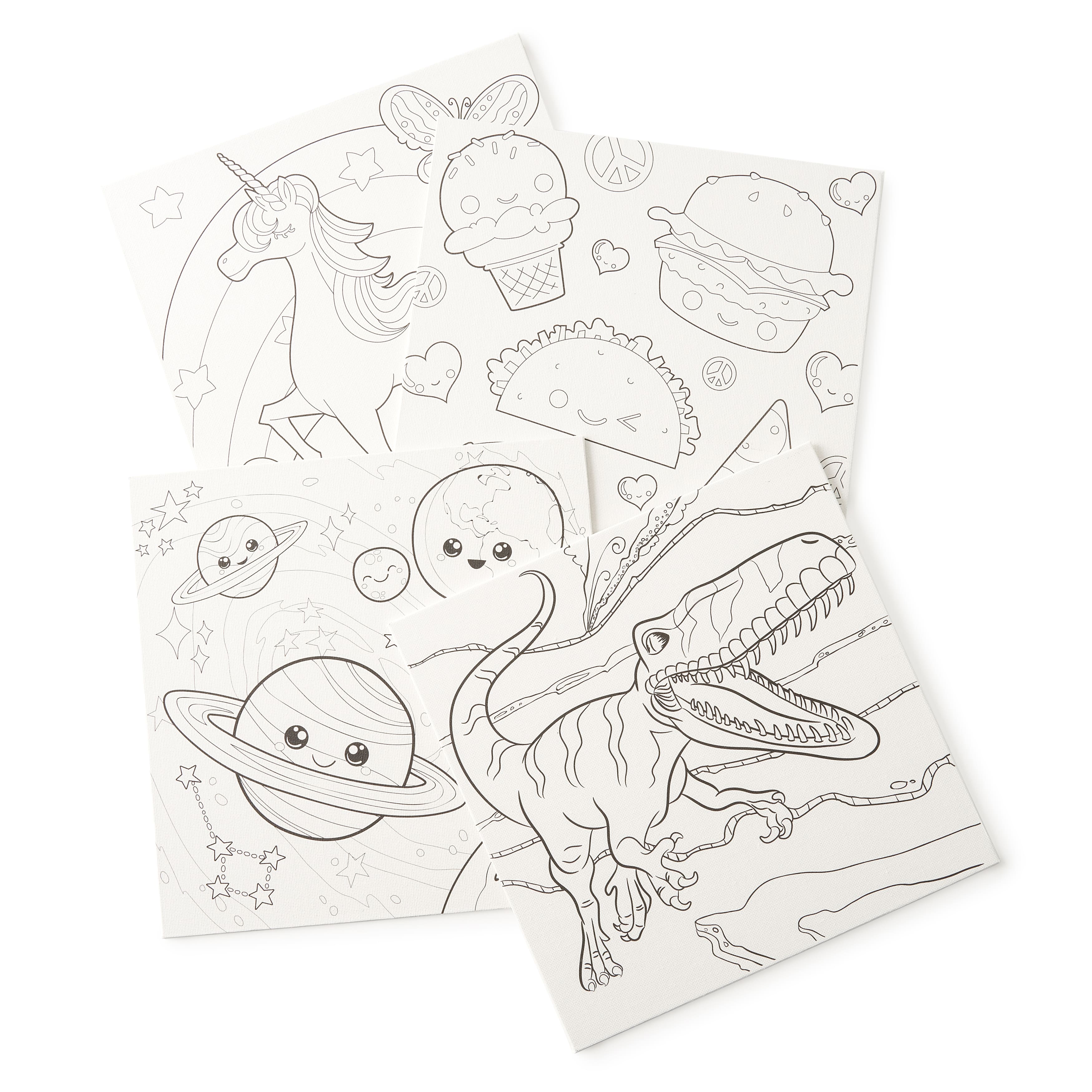 6 Packs: 8 ct. (48 total) 10" x 10" Pre-Printed Canvas Panels by Creatology™