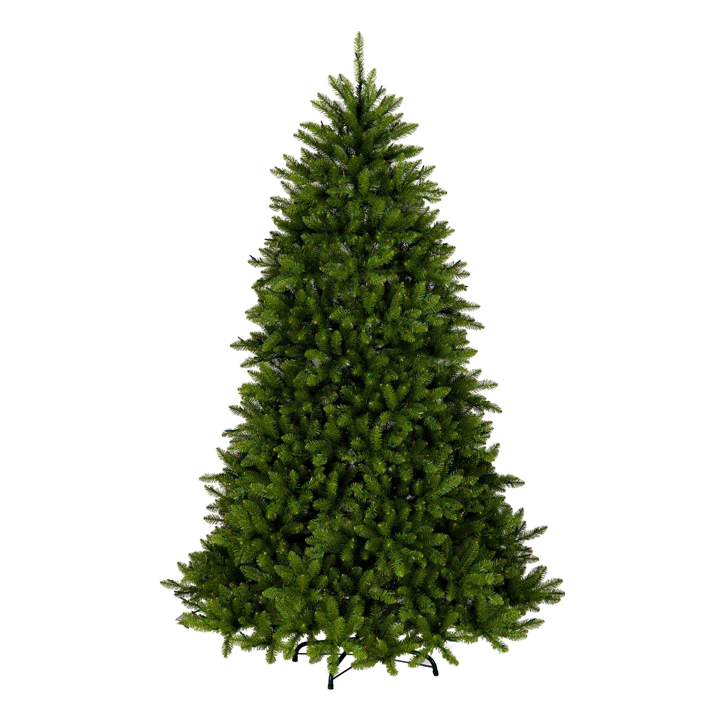 7.5ft. Pre-Lit Dunhill Fir® Artificial Christmas Tree, Spectrum Lights