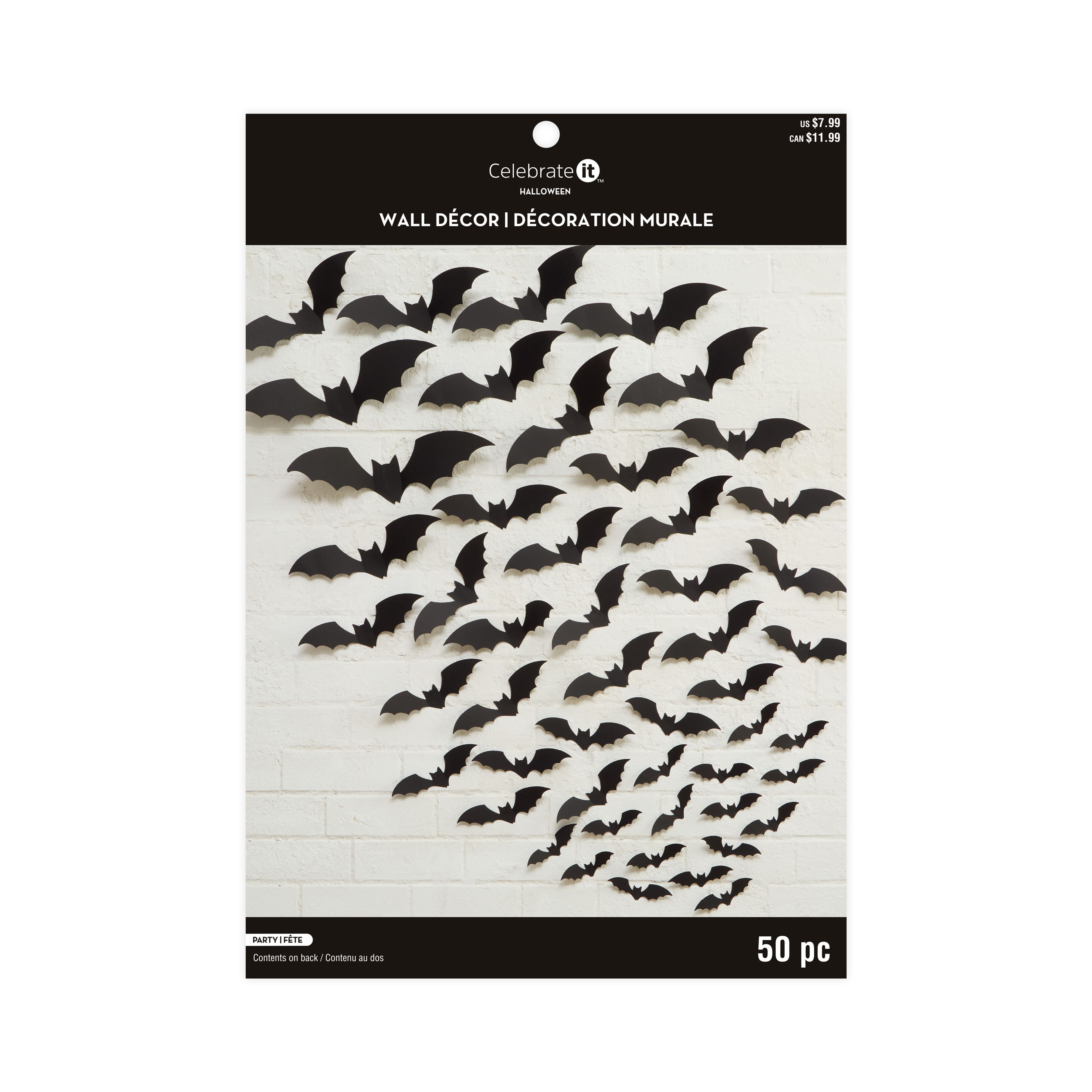Michaels, Halloween Black Bats Paper Fan Wall Décor by Celebrate It™ – Category: Halloween Party Supplies