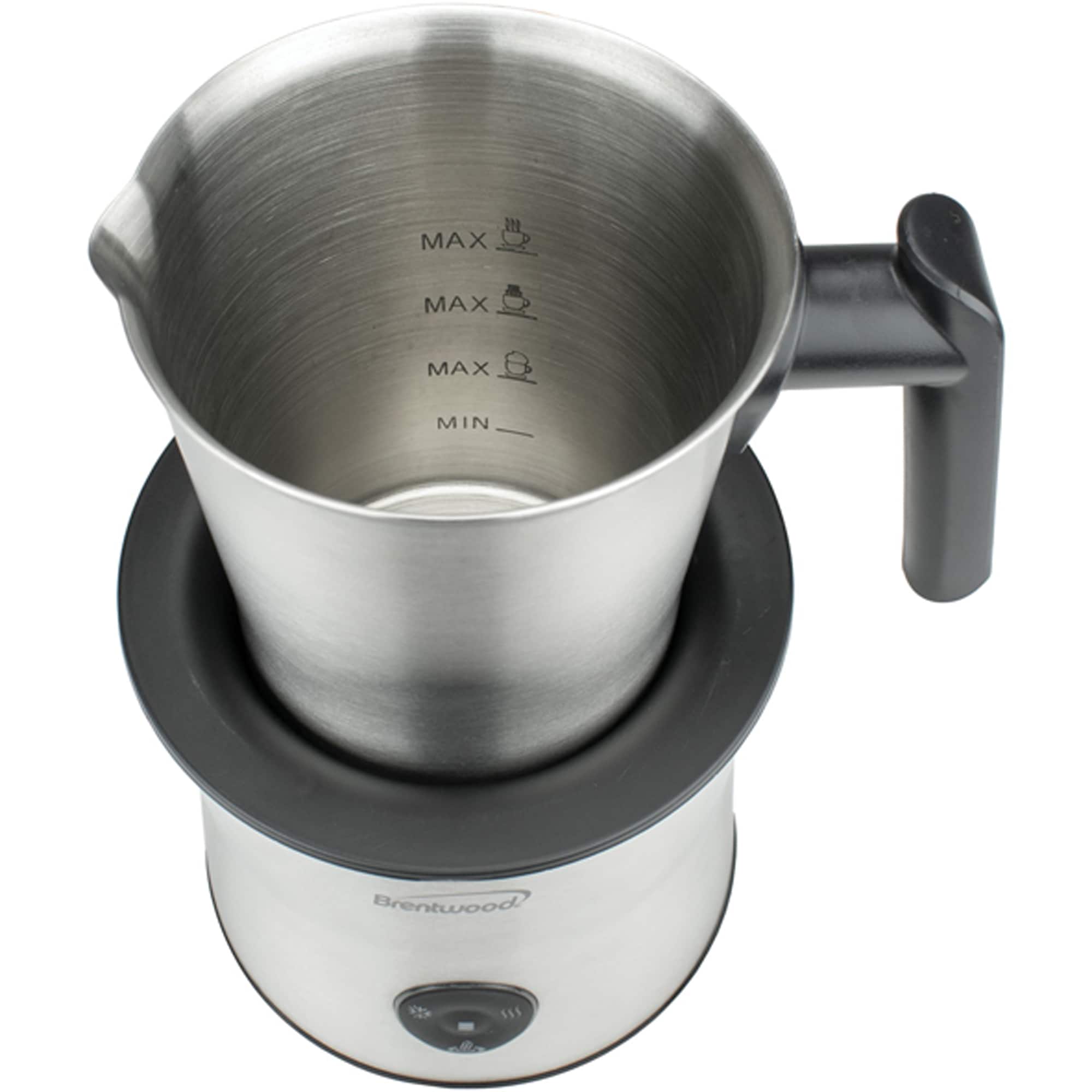 Brentwood 15oz. Cordless Electric Milk Frother, Warmer & Hot Chocolate Maker