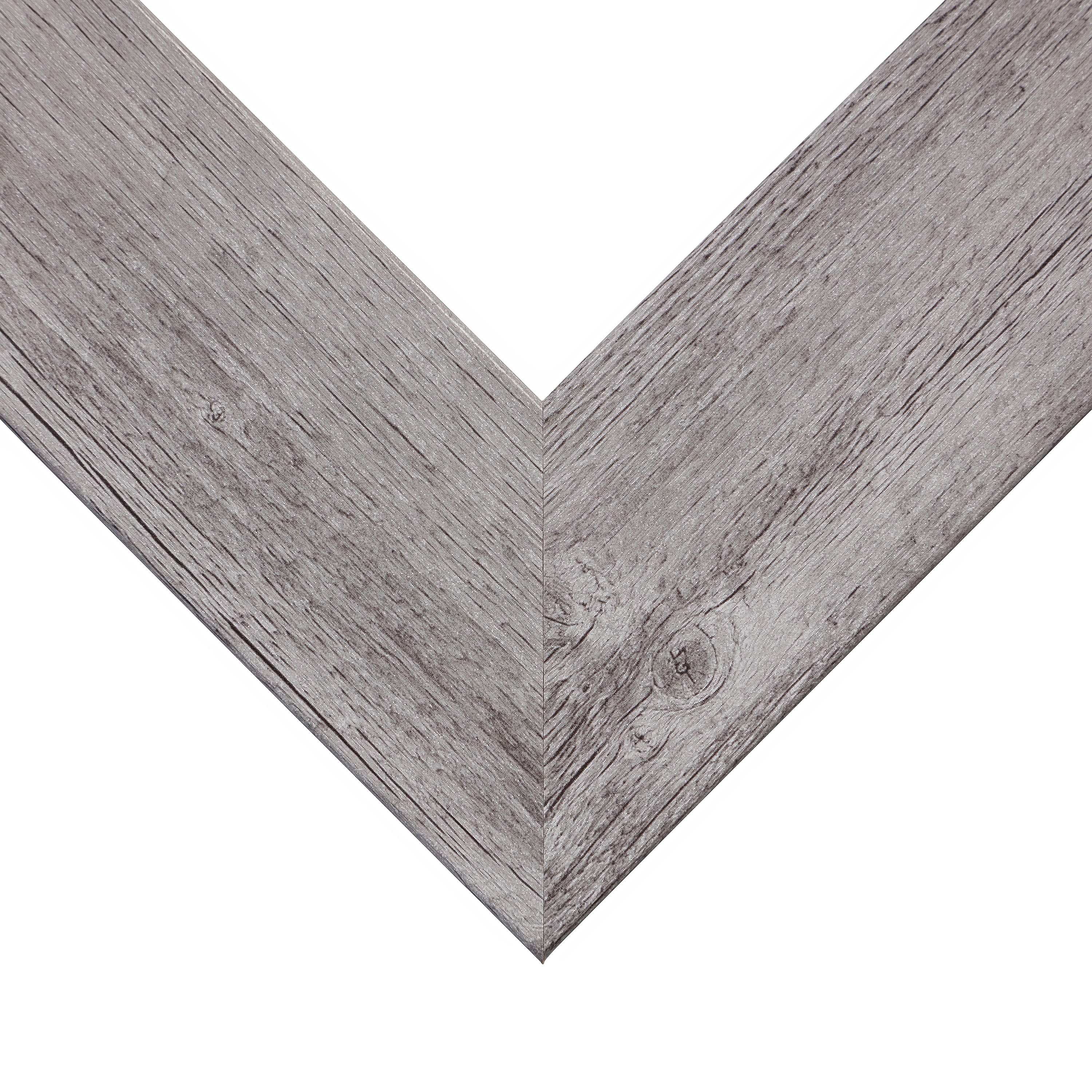 4 Pack Craig Frames American Barn Light Gray Picture Frame with Mat