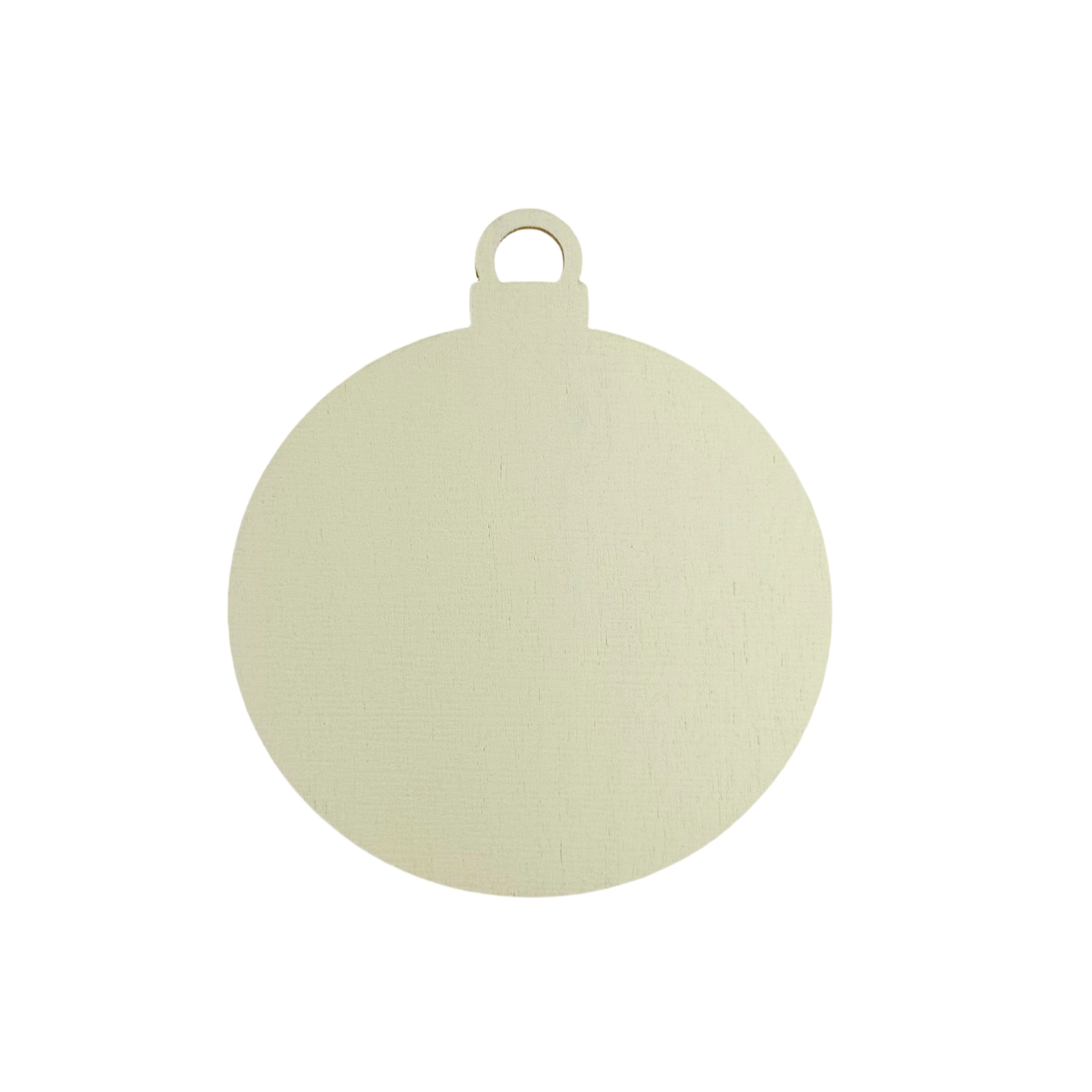 50 Pack 3.25" DIY Plywood Ball Ornaments by Make Market®