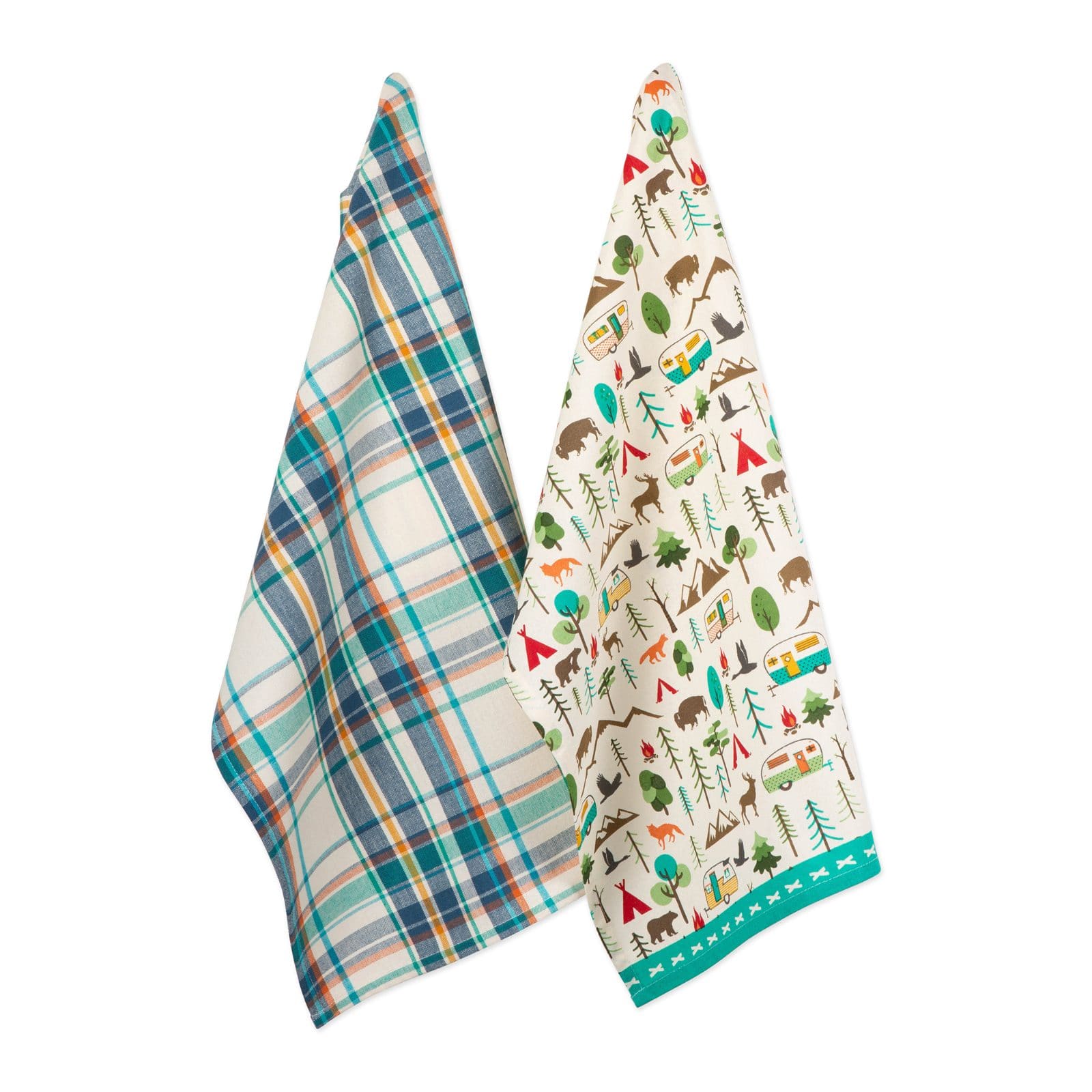 DII® Happy Camper Dishtowel, 2ct.
