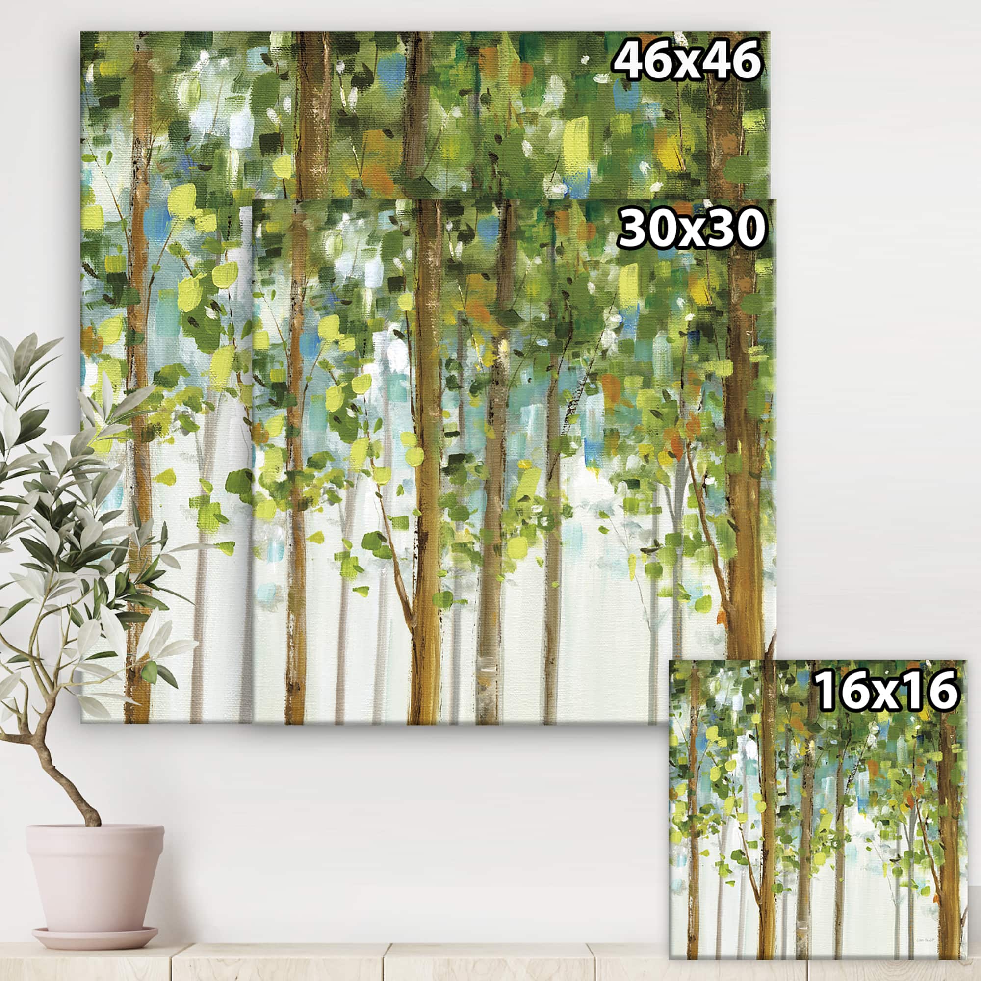 Designart - Green Forest Study