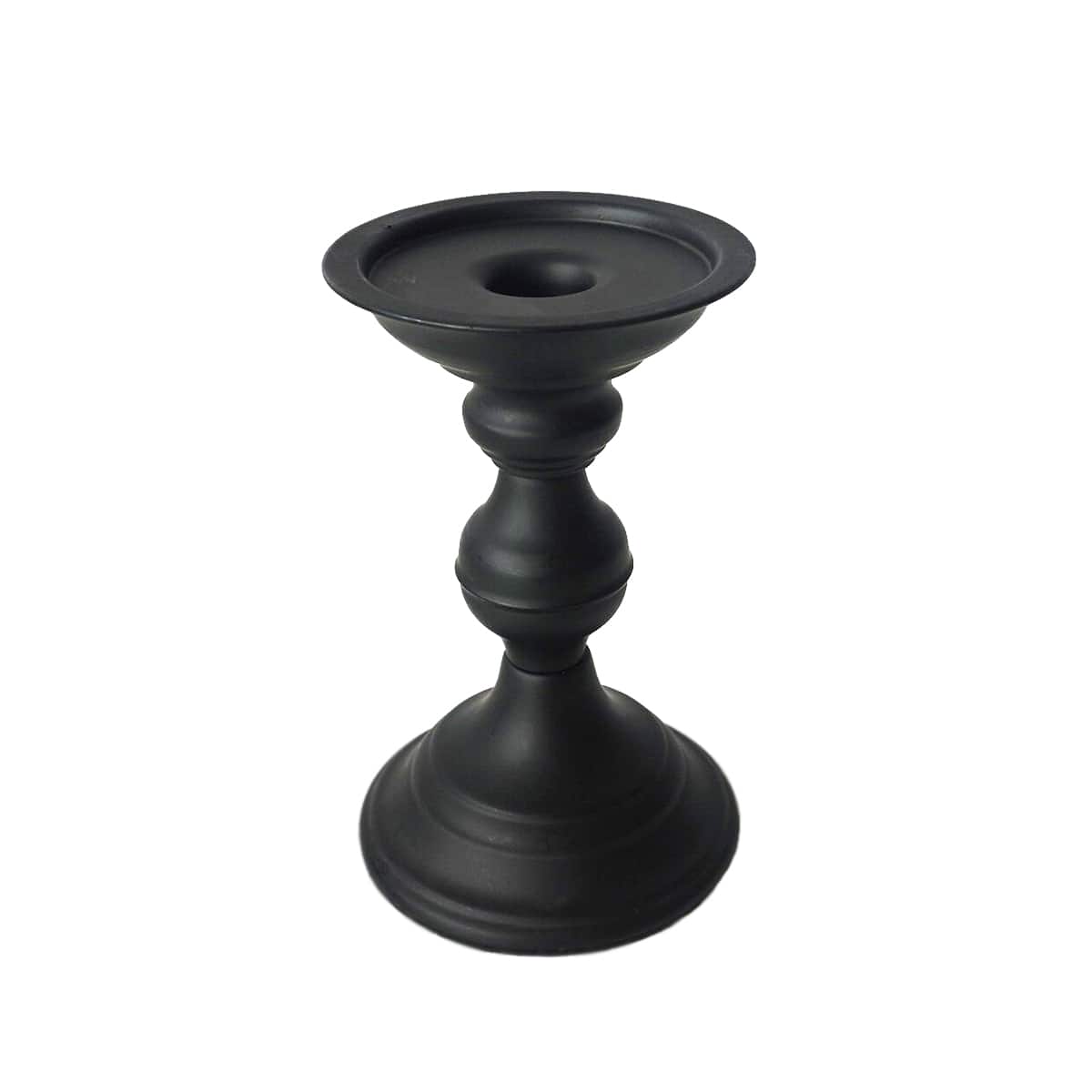 Black Metal Pillar Candle Holder By Ashland®