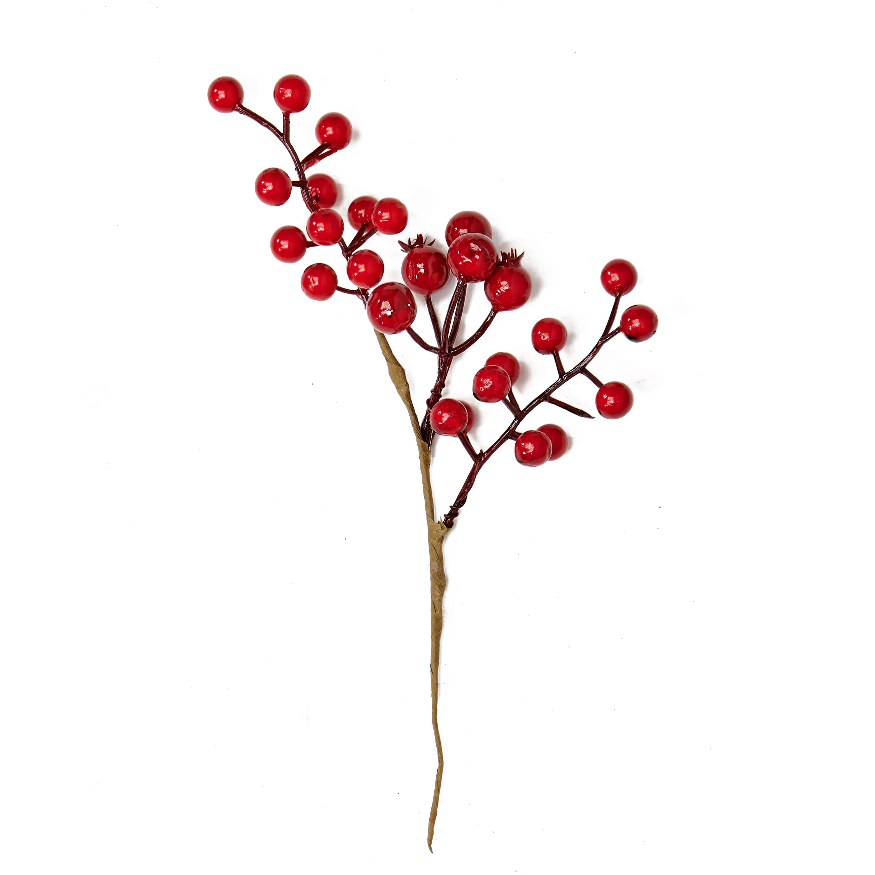10" Artificial Christmas Red Berry Picks, 6ct.