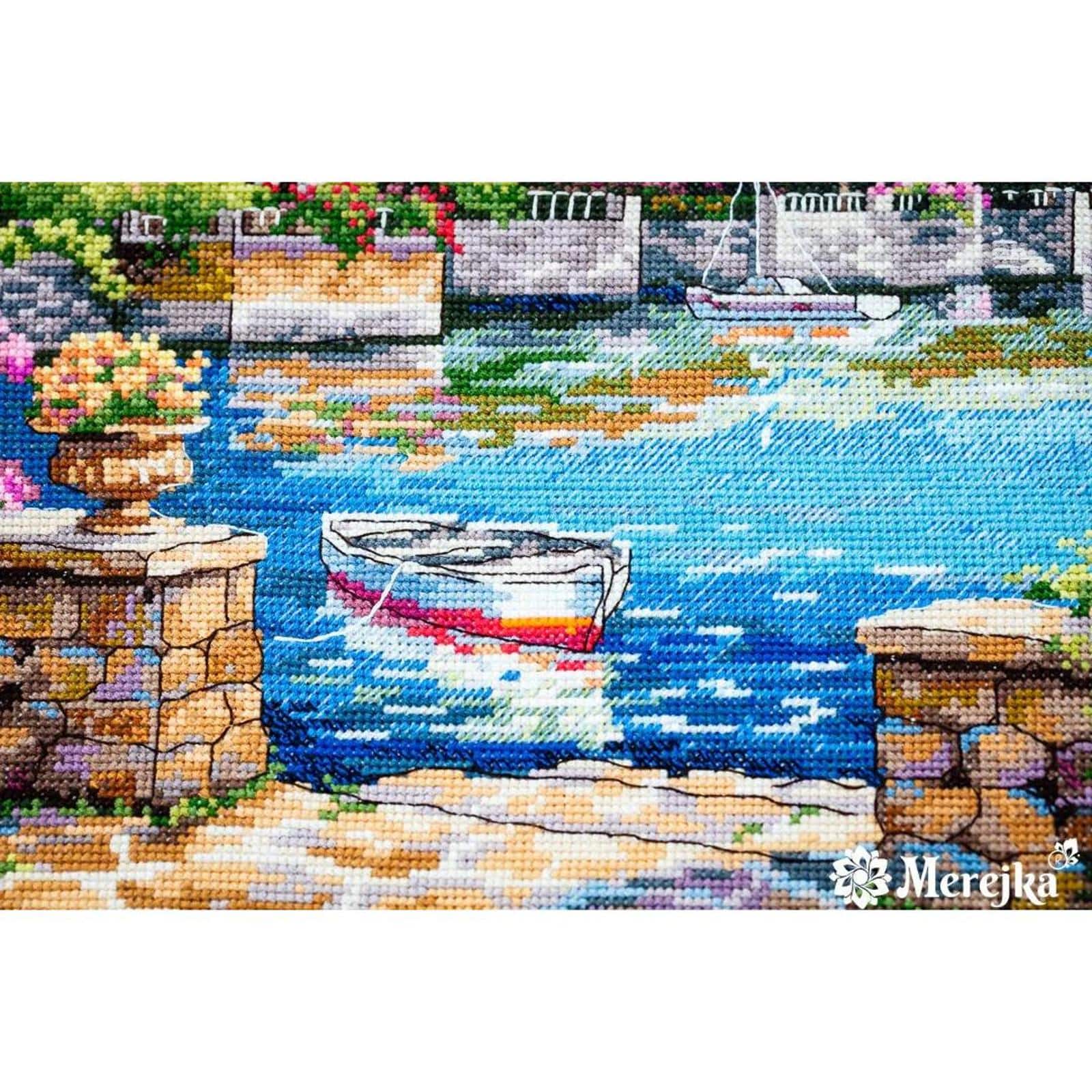 Merejka® Lago di Como Counted Cross Stitch Kit