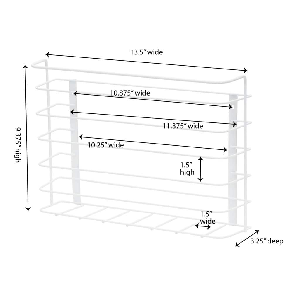 Household Essentials 14.5" Door Mount Cabinet Organizer