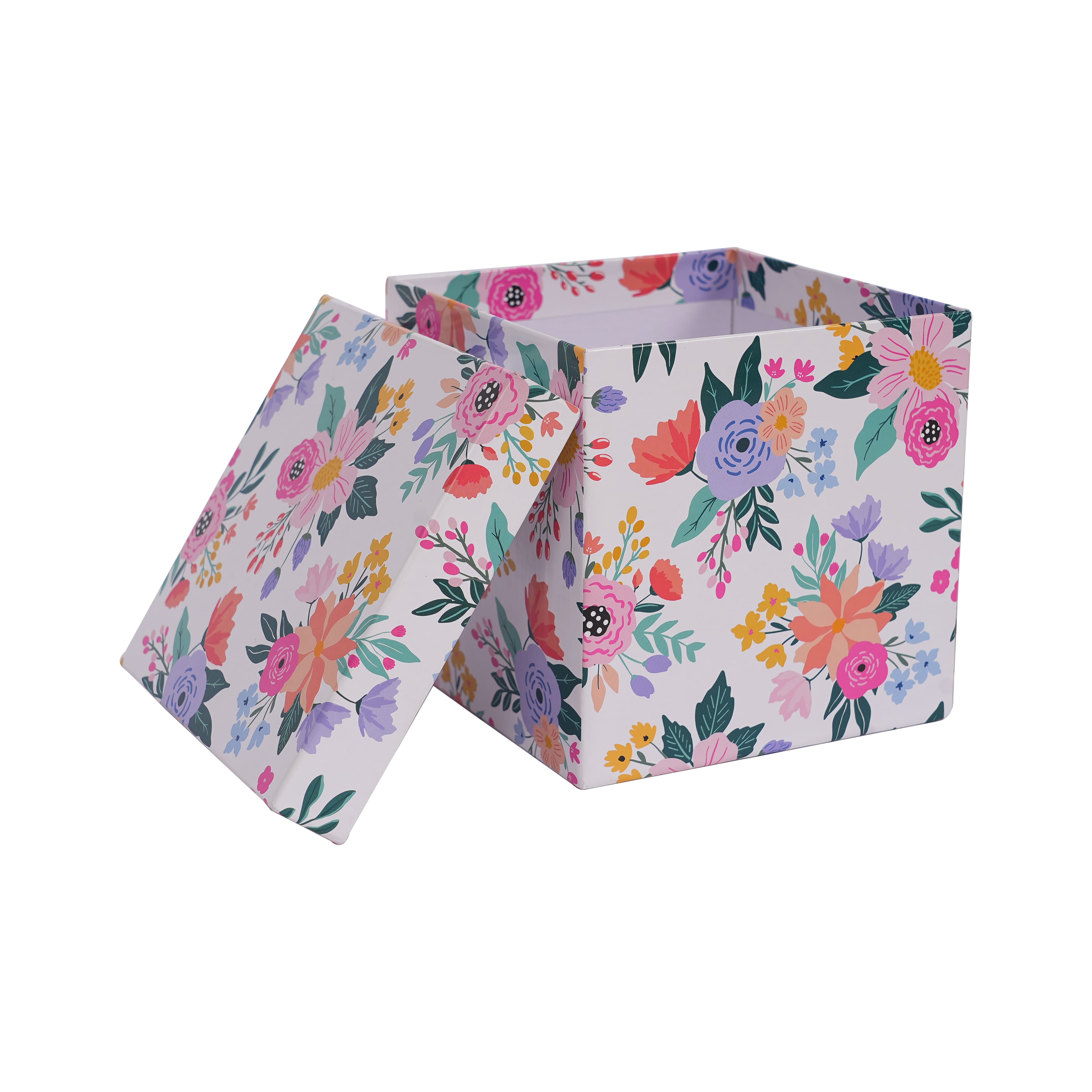 6" Floral Cube Gift Box by Celebrate It™
