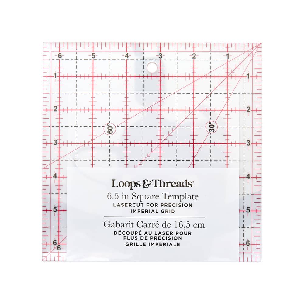 6.5" Square Quilting Template by Loops & Threads®