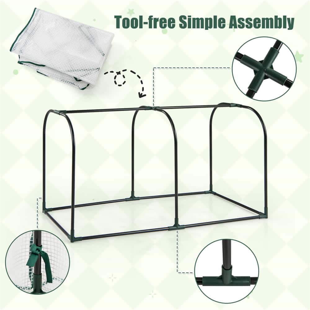 Costway Portable Mini Tunnel Greenhouse Kit
