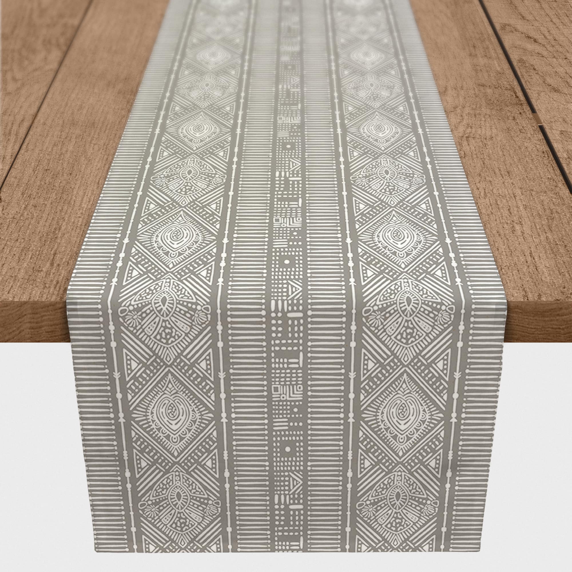 Dotted Boho Pattern Indoor/Outdoor Table Runner