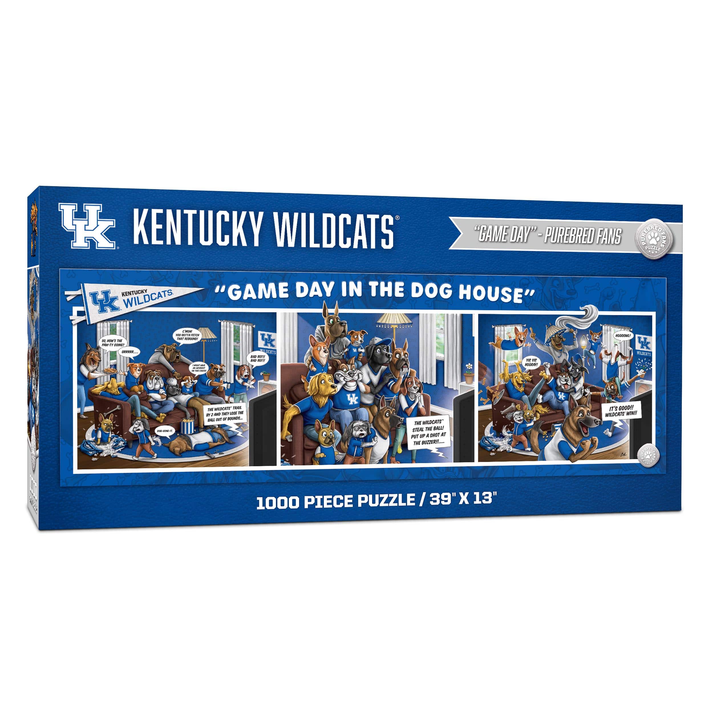 College Game Day in the Dog House 1,000 Piece Puzzle