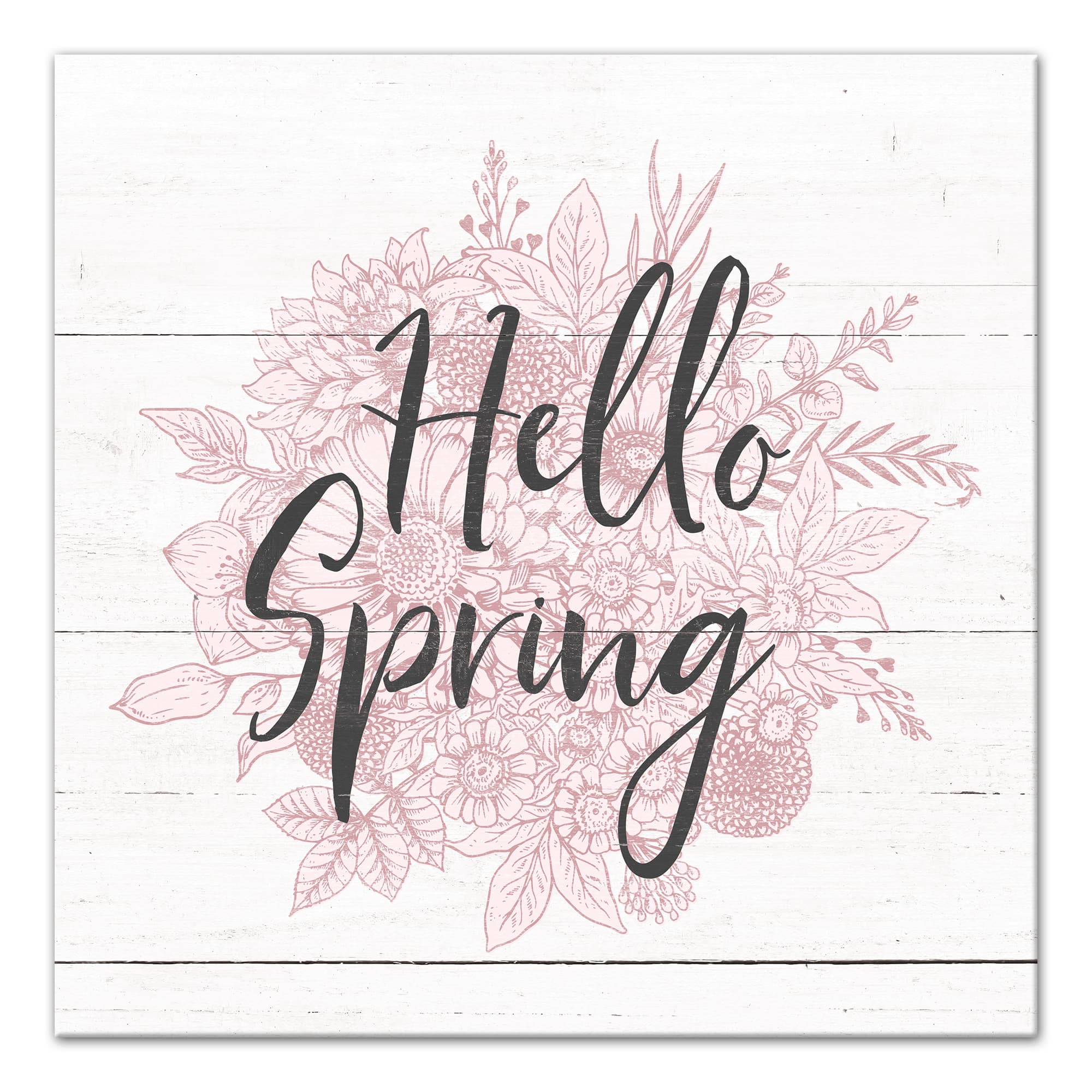 Hello Spring Canvas Art 