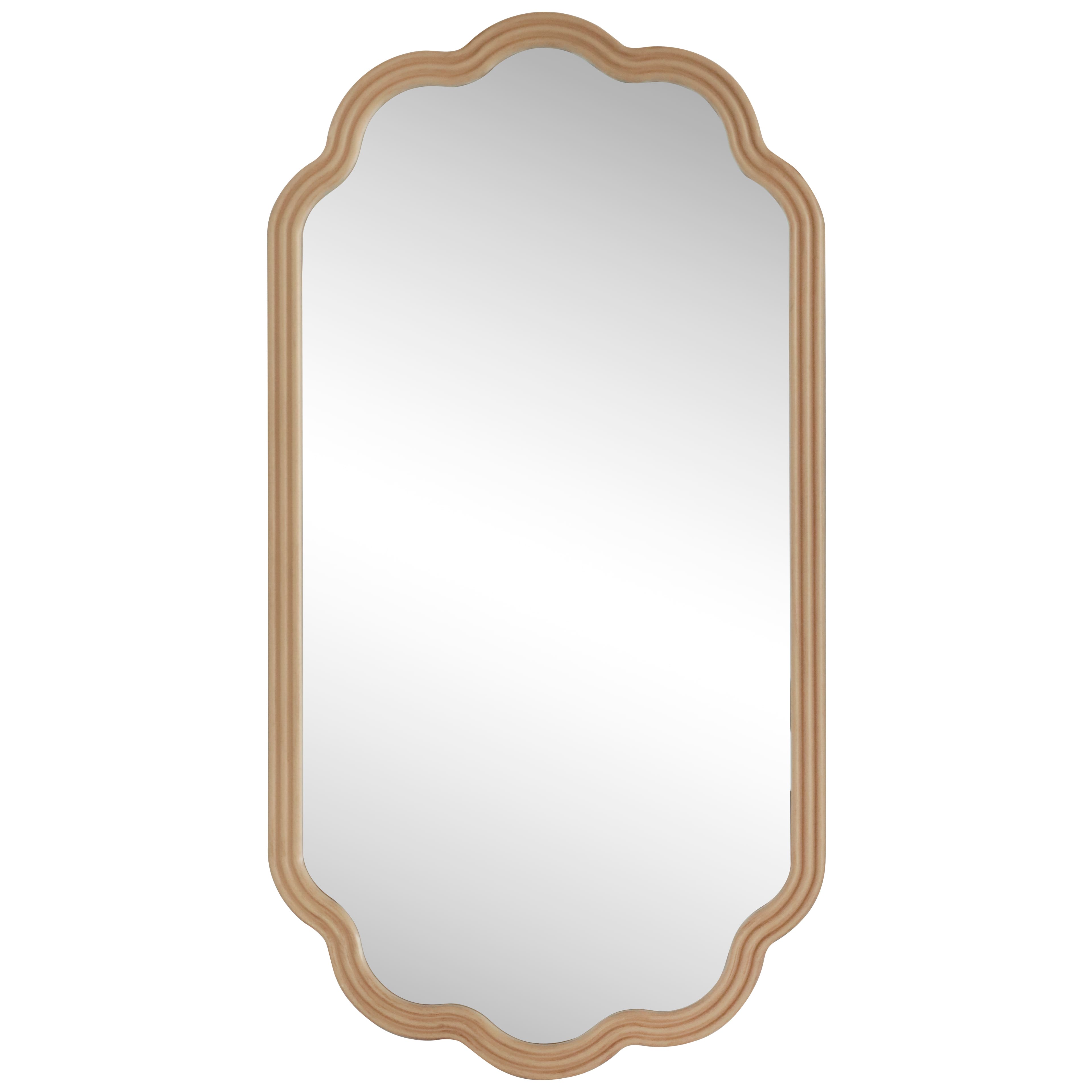 20" x 37.8" Scalloped Wall Mirror by Ashland®