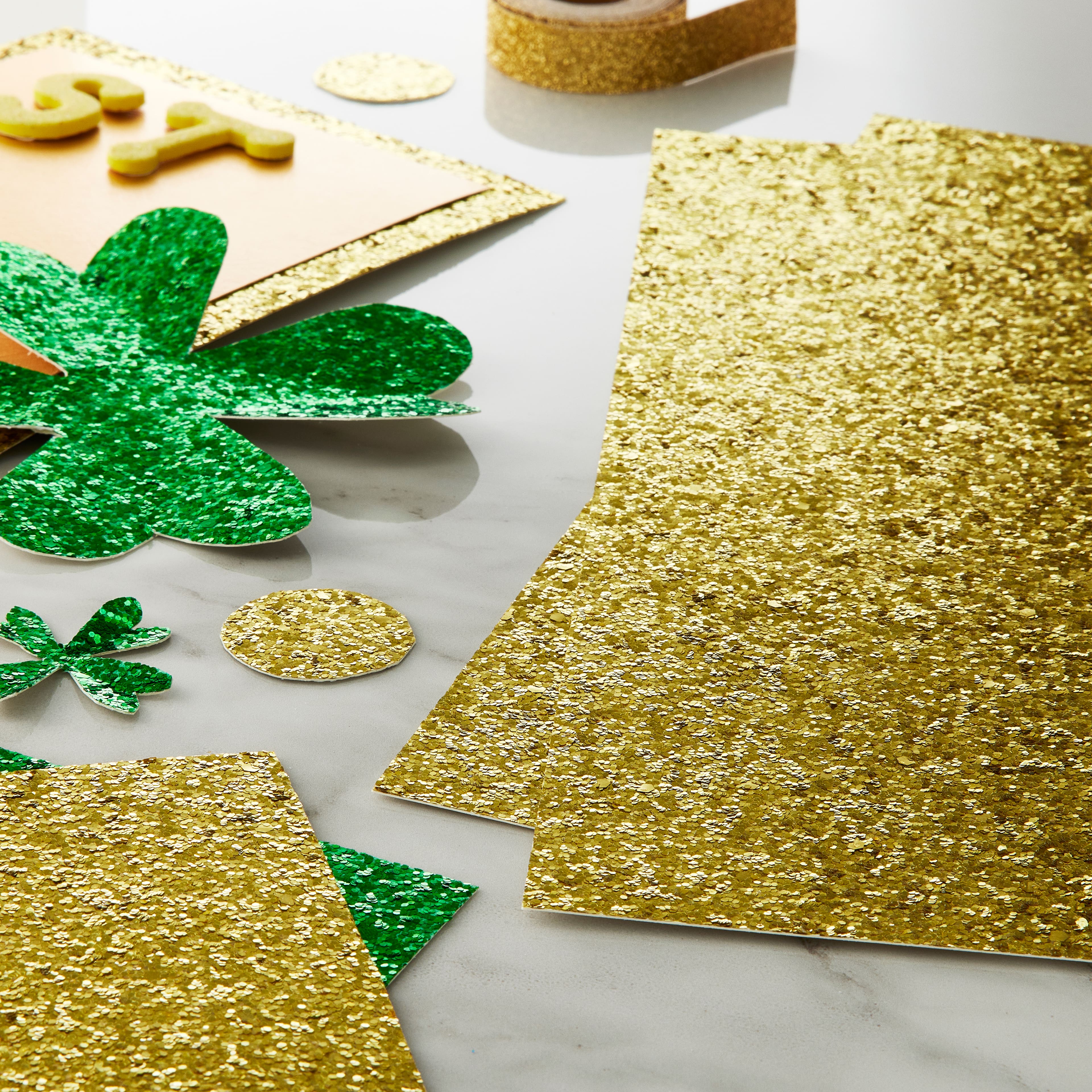 24 Pack: Prismatic Glitter Paper by Recollections™, 12" x 12"