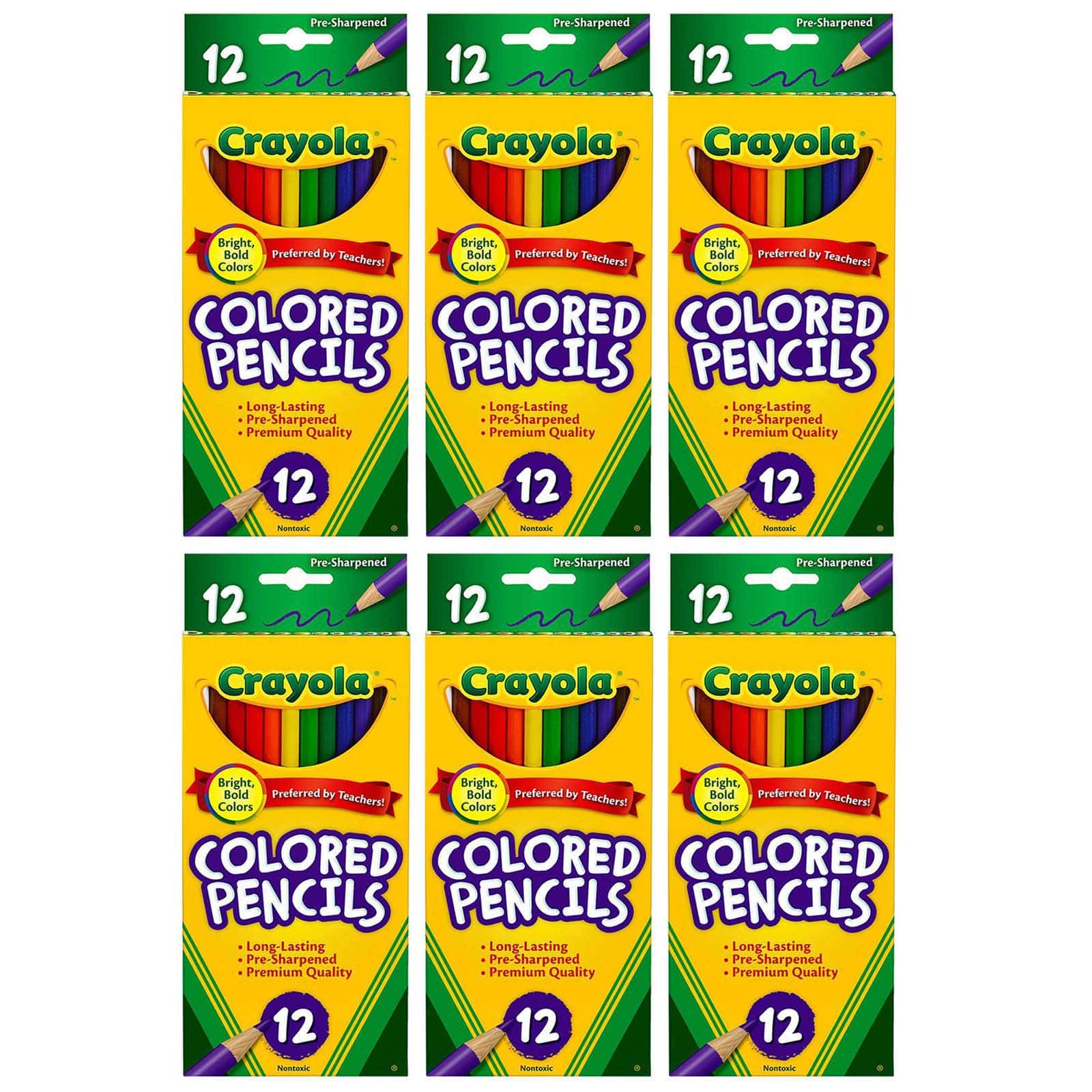 Crayola® Colored Pencils, 6 Packs of 12
