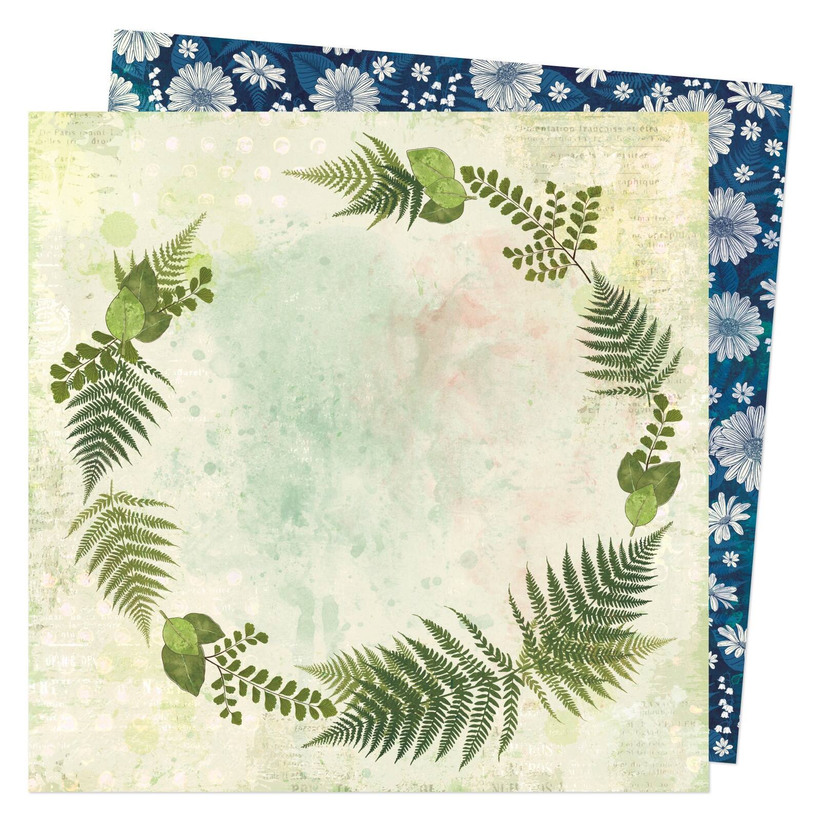 American Crafts™ Vicki Boutin Fernwood Gather Double-Sided Cardstock, 12" x 12"