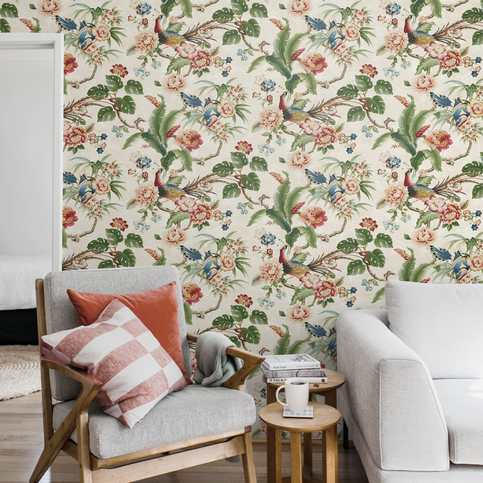Surface Style Passerine Pavilion Peel & Stick Wallpaper