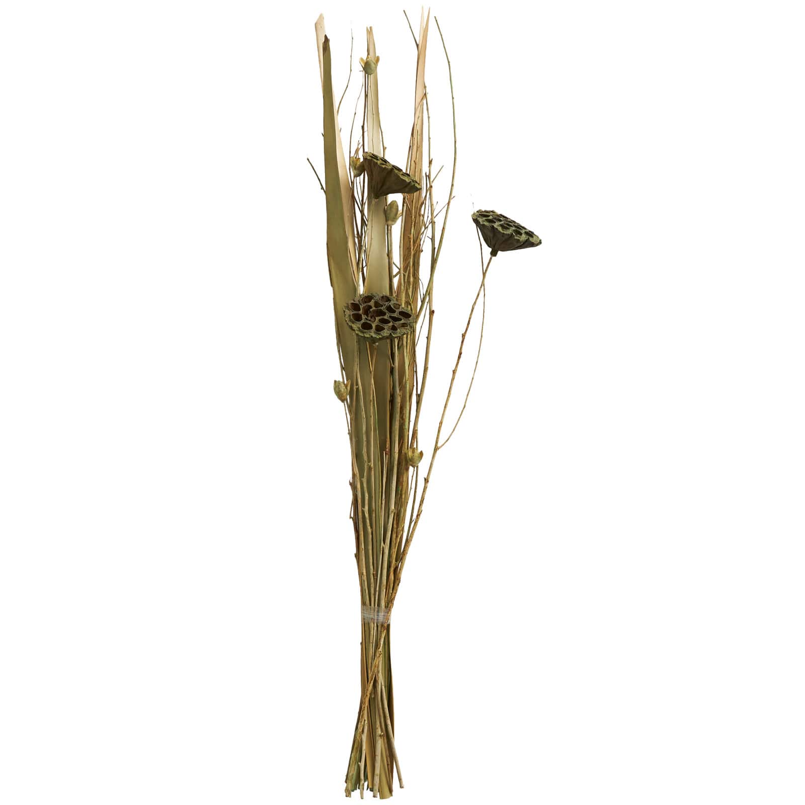 40" Green Dried Plant Bouquet Natural Foliage