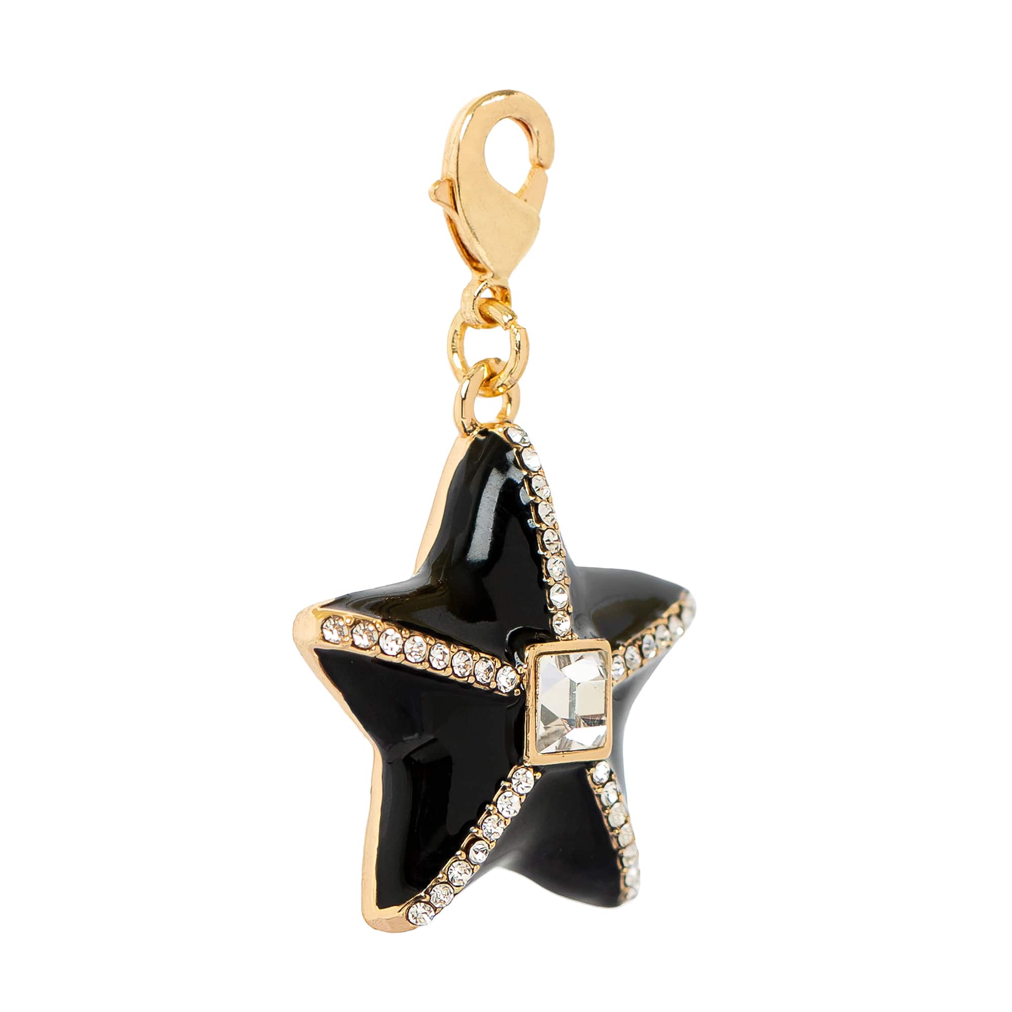 Black Star Austrian Crystal Charm by Bead Landing™