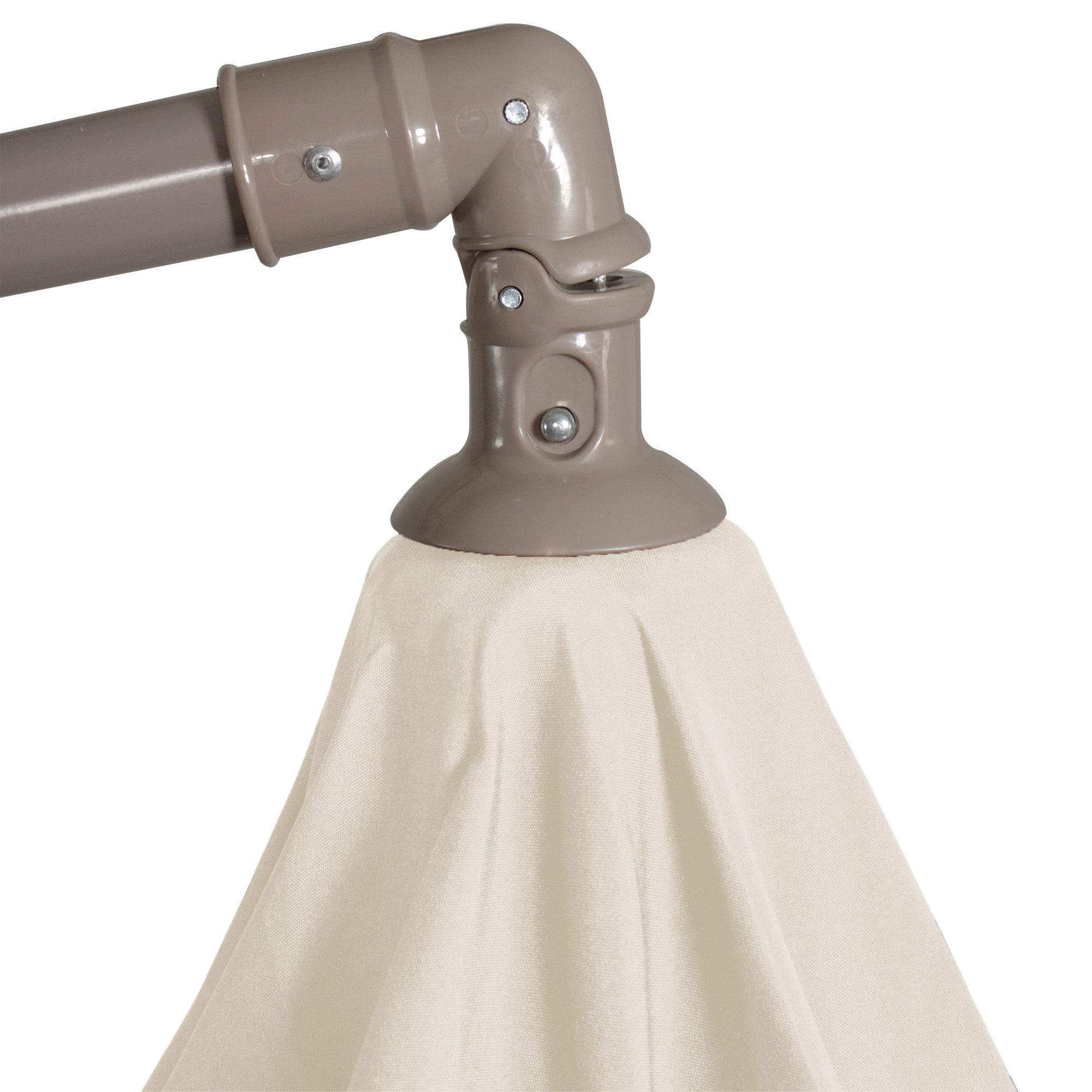 10ft. Offset Outdoor Patio Umbrella with Hand Crank