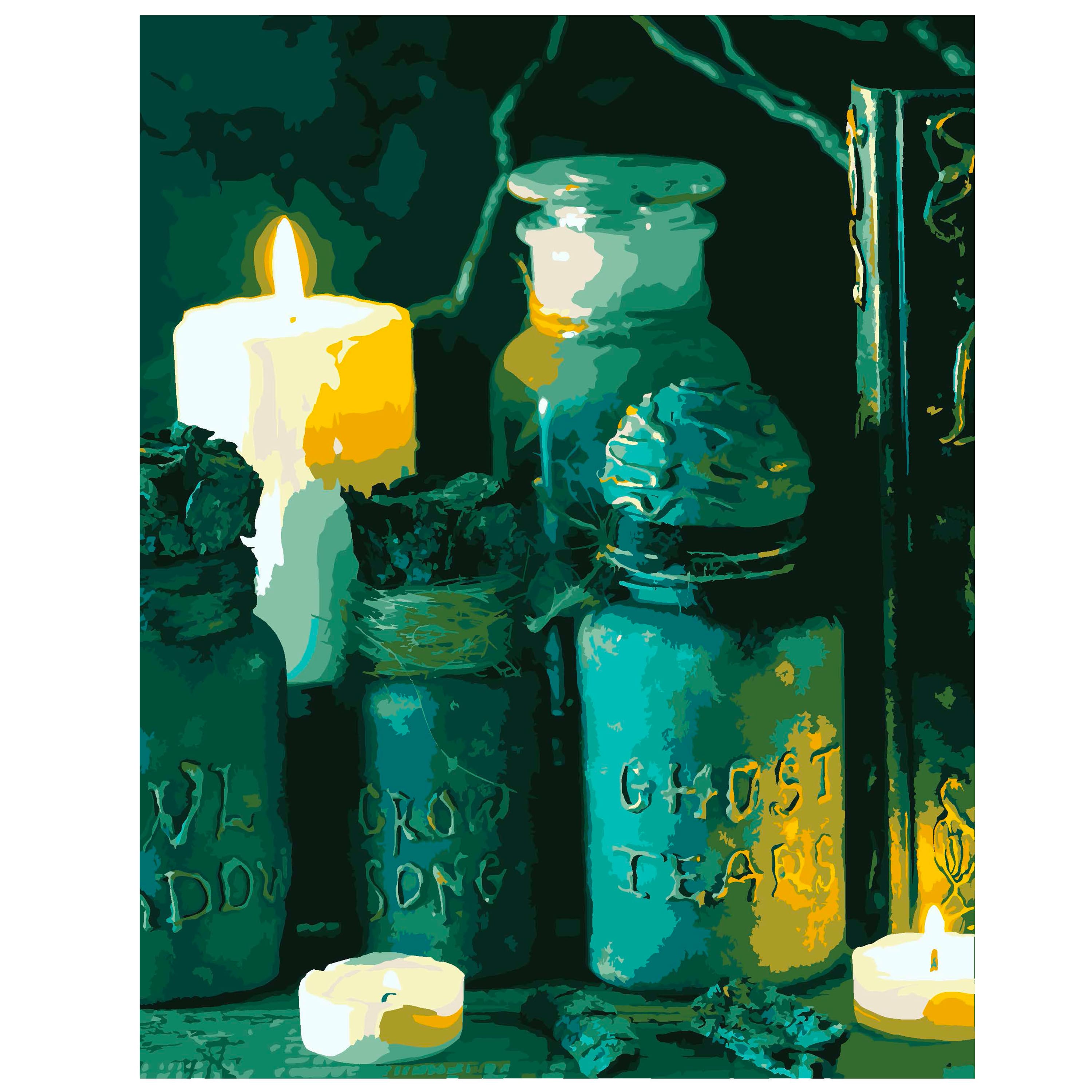 11" x 14" Apothecary Paint-by-Number Kit by Artist's Loft®