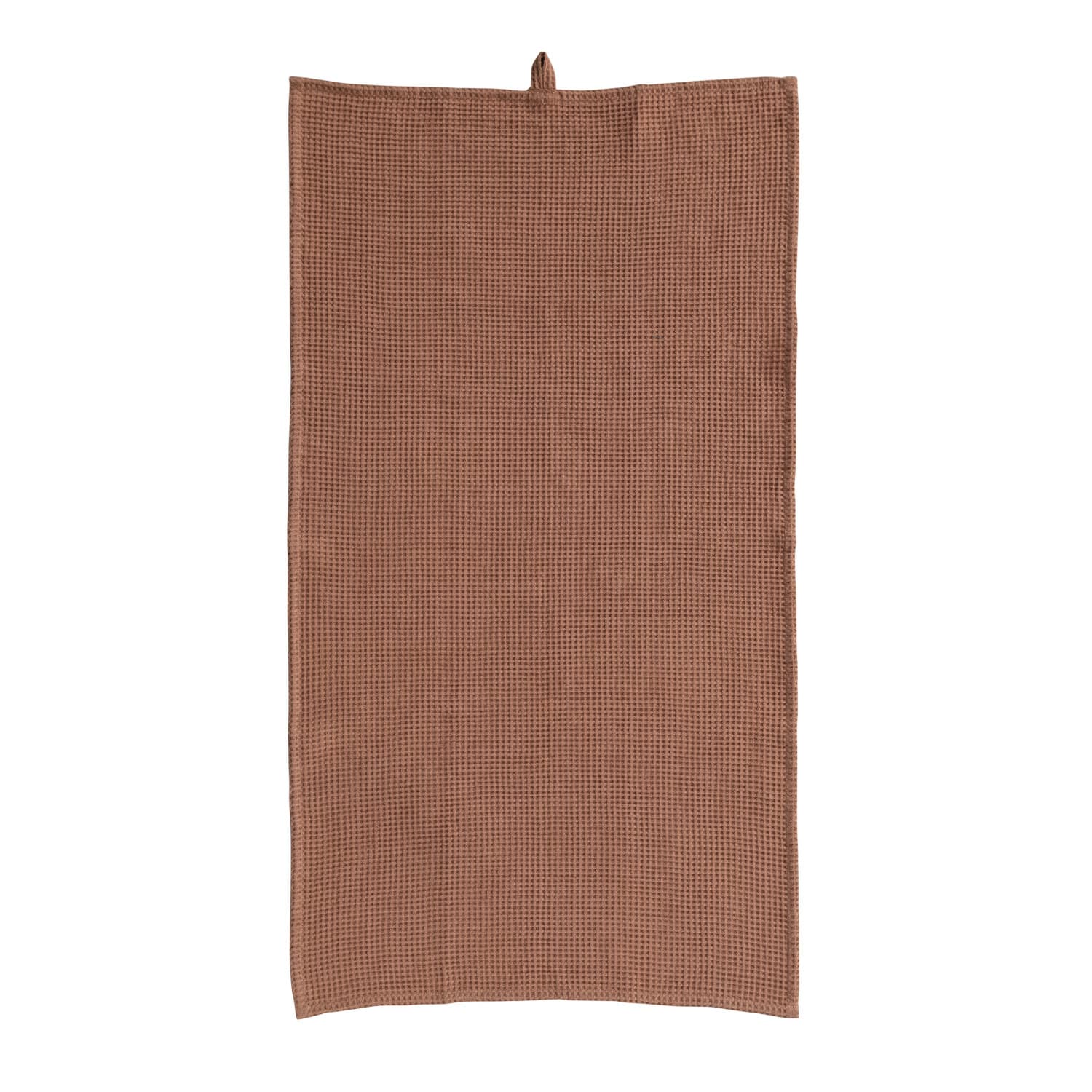 Hello Honey® Oversized Woven Linen & Cotton Waffle Tea Towel with Loop