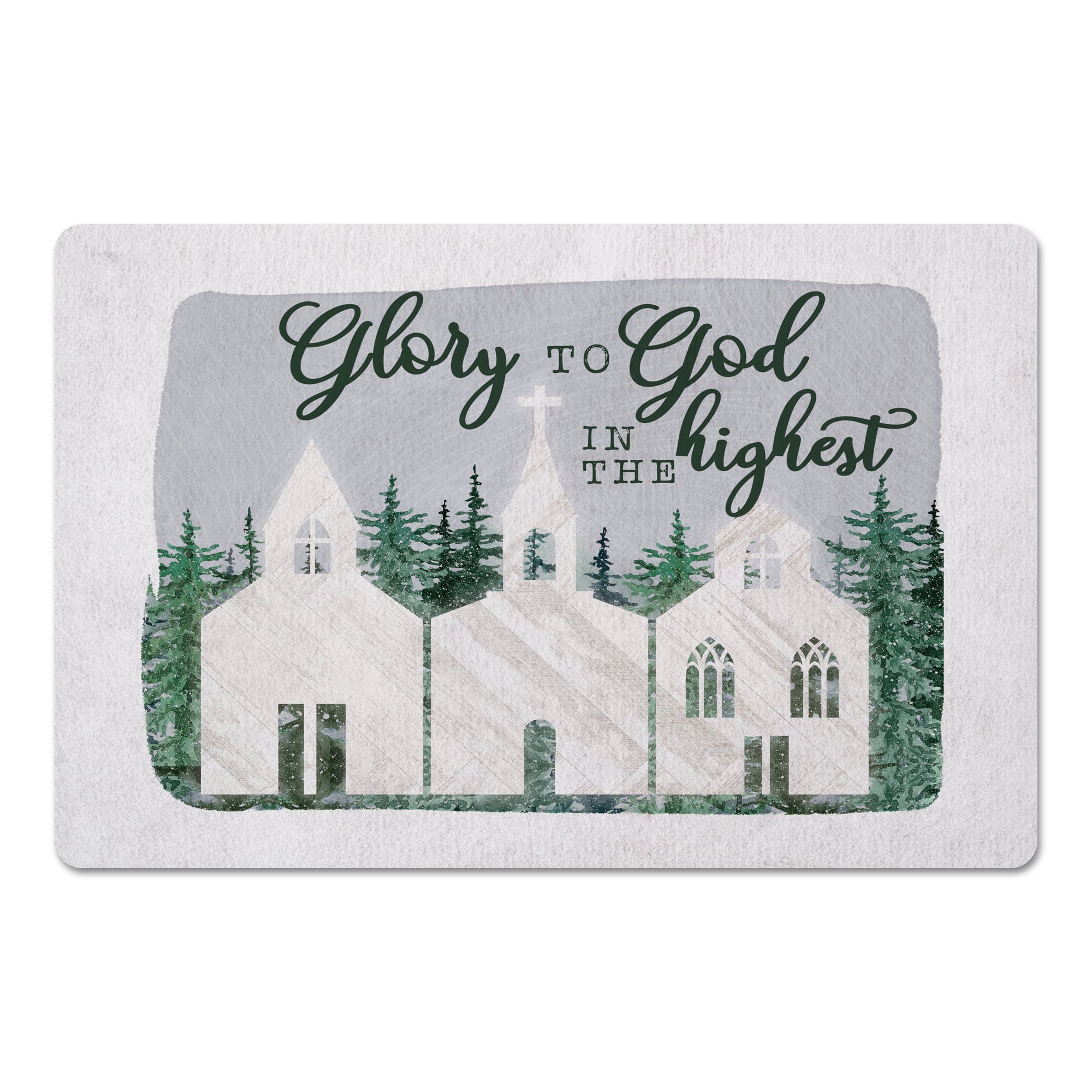 Glory to God in the Highest Floor Mat