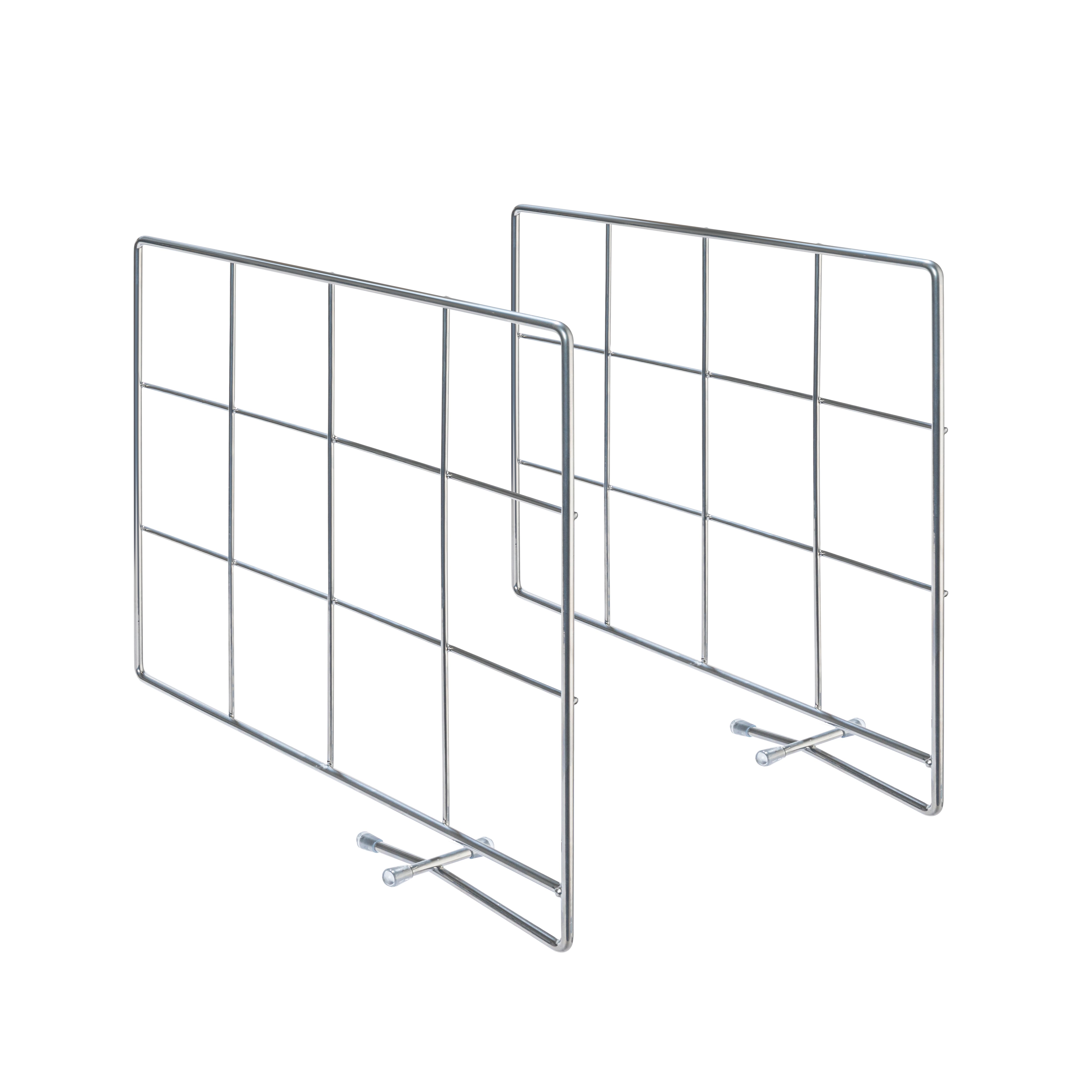 Household Essentials Metal Shelf Organizer for Closet Organization