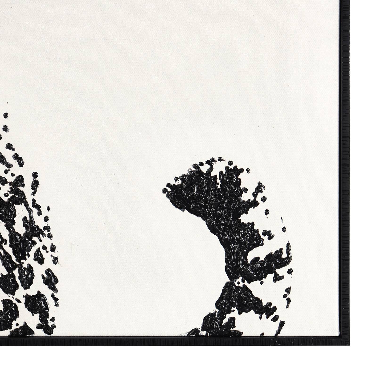White Canvas Leopard Framed Wall Art