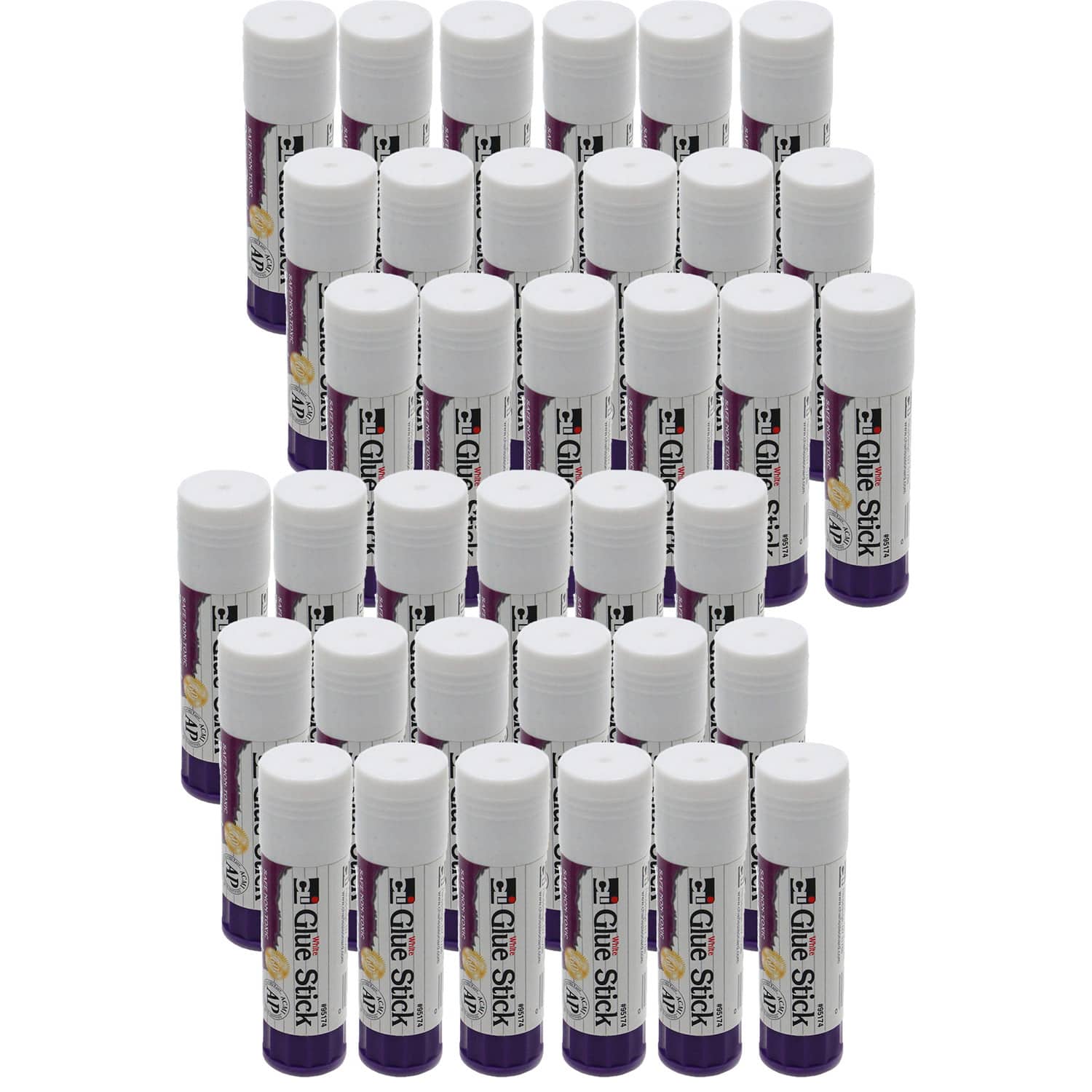 Charles Leonard 0.74oz. Glue Sticks, 36ct.