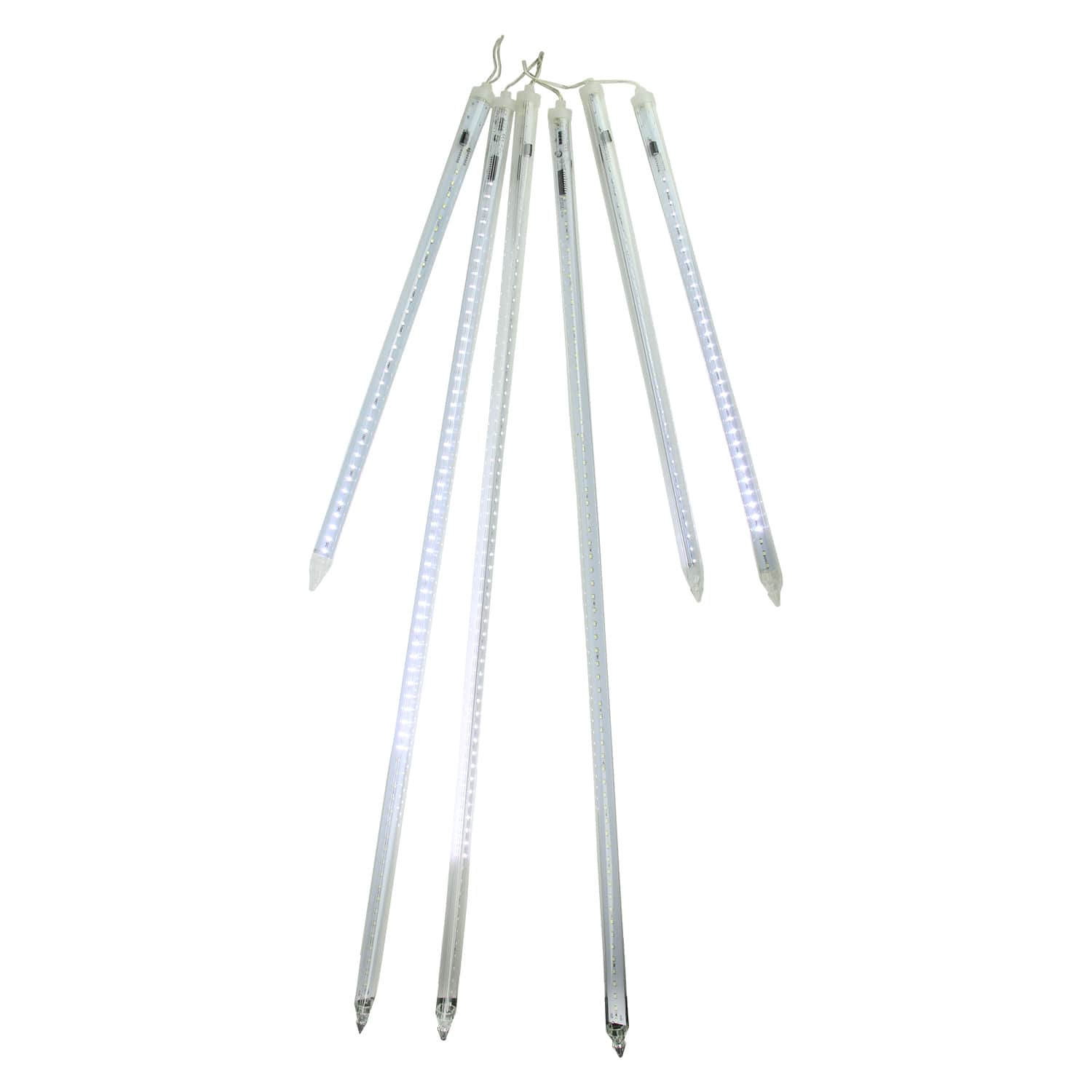 Northlight Pure White LED Dripping Icicle Christmas Light Tube Set | Michaels®