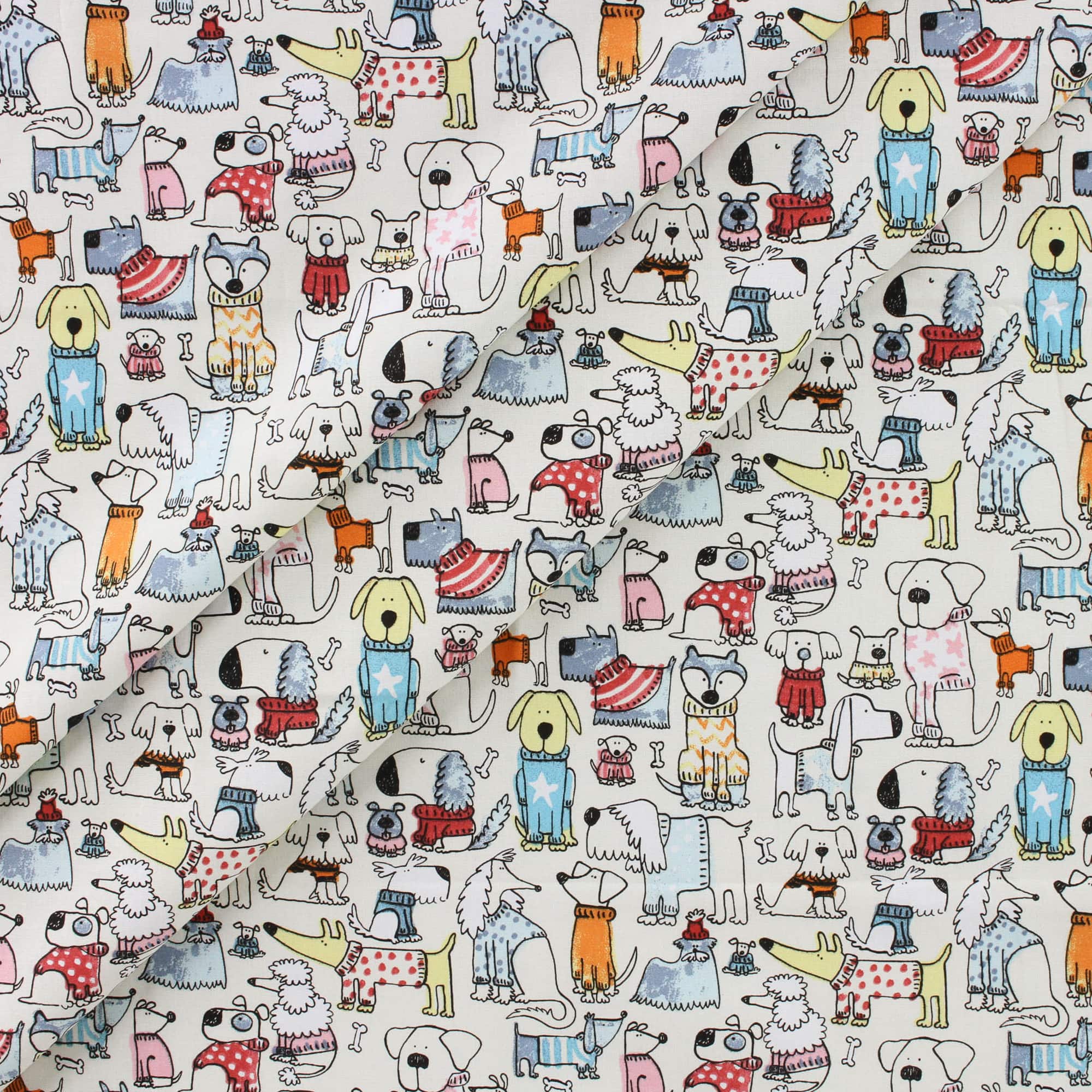 Richloom Godogs Linen Cotton Quilting Fabric