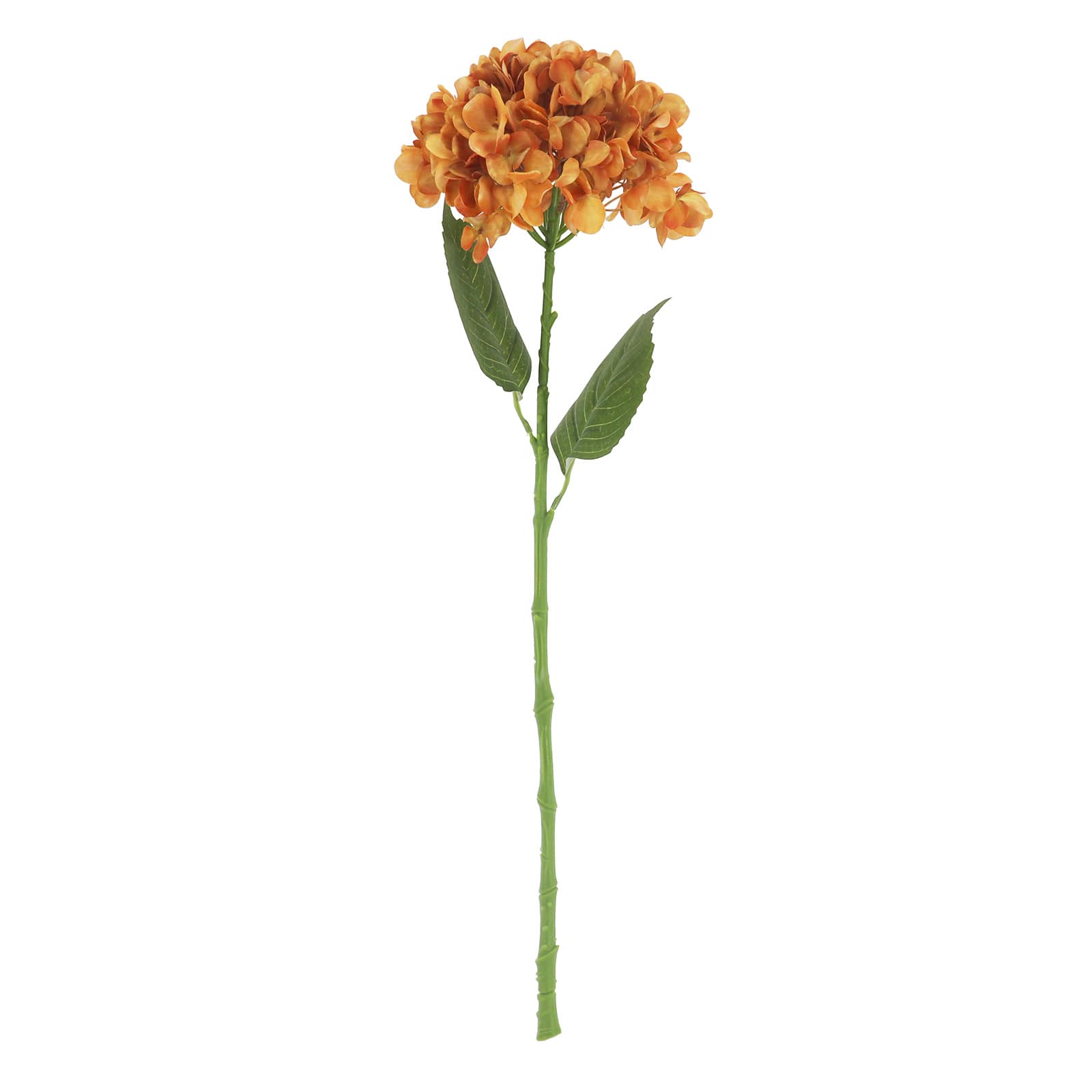 27" Orange & Brown Hydrangea Stem by Ashland®