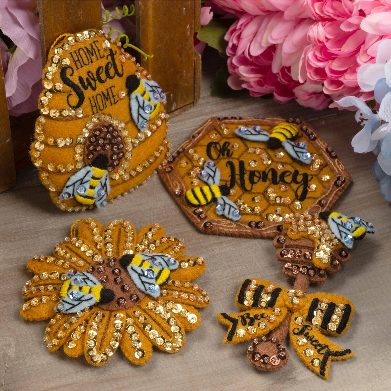 Bucilla® Beehive Bliss Felt Ornament Kit